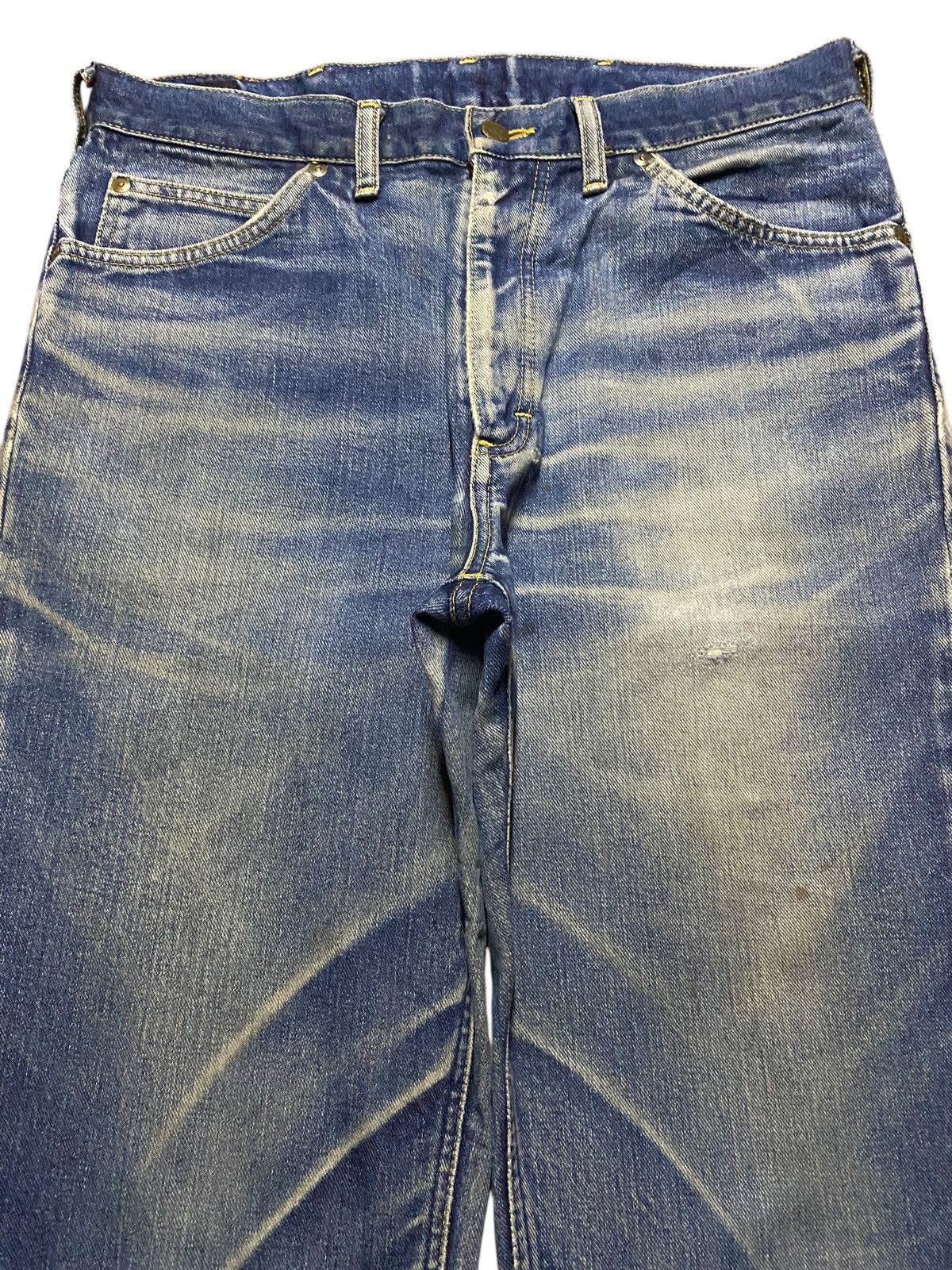 Lee × Vivienne Westwood Japan Vintage Lee Riders Mud Wash Distressed Loose Jeans Size US 33 - 3 Thumbnail