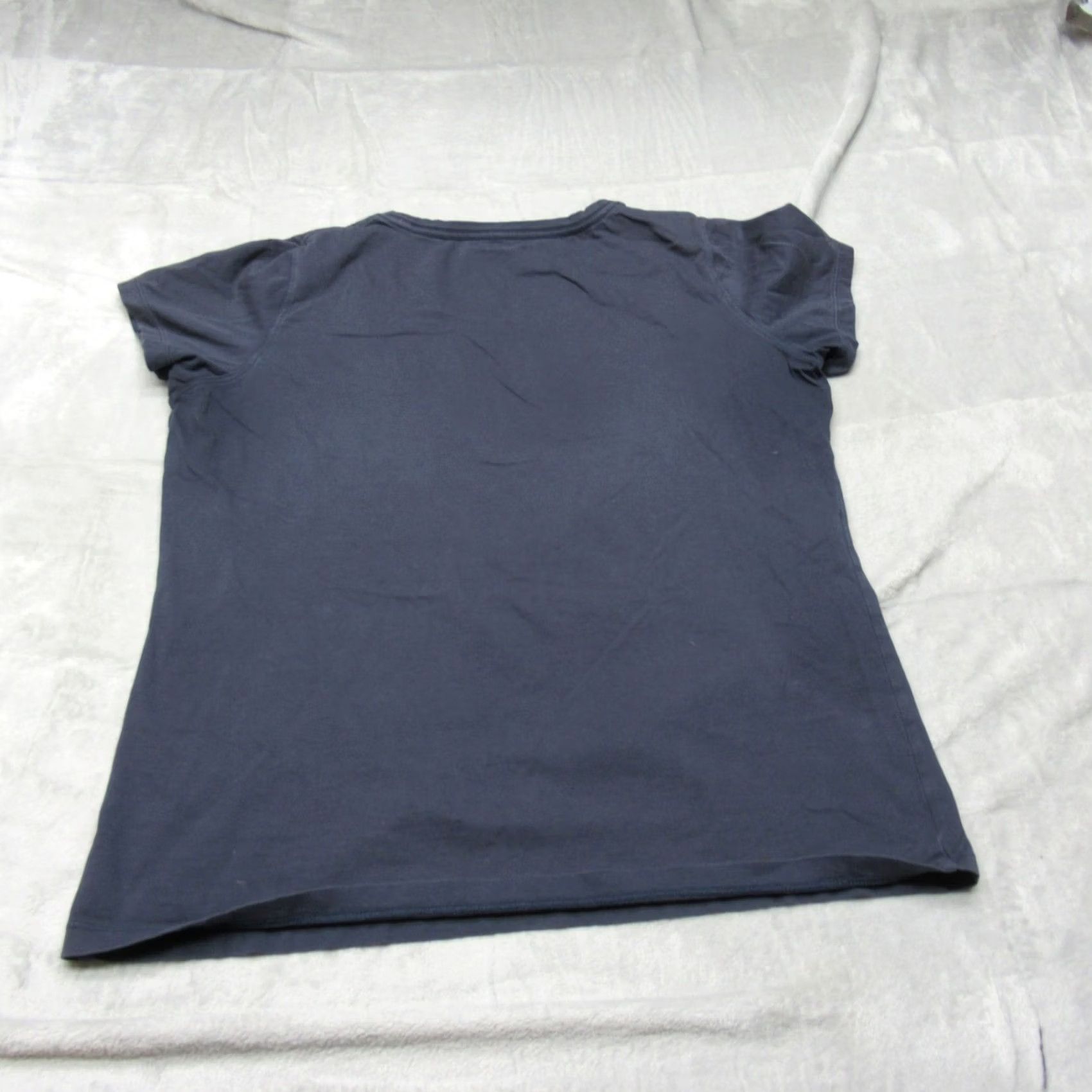Vintage Fjallraven Ovik T-Shirt Womens Large Blue Short Sleeve Casual Classic Size L / US 10 / IT 46 - 2 Thumbnail