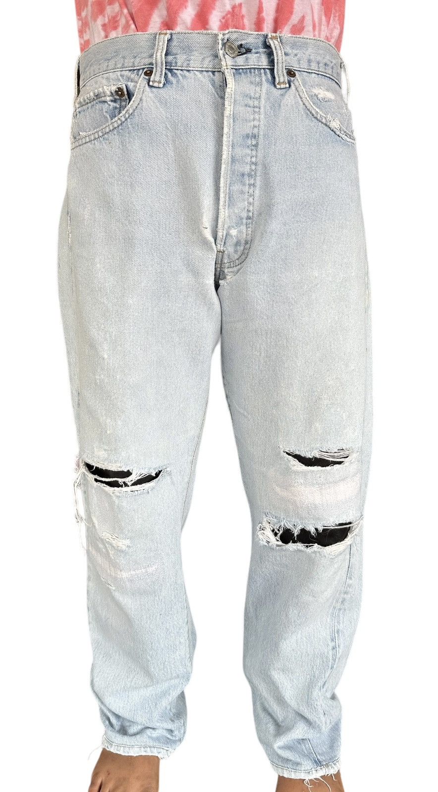 Levi's × Undercover × Vintage Levis Vintage Selvedge 80s Rare Item Size US 31 - 14 Thumbnail