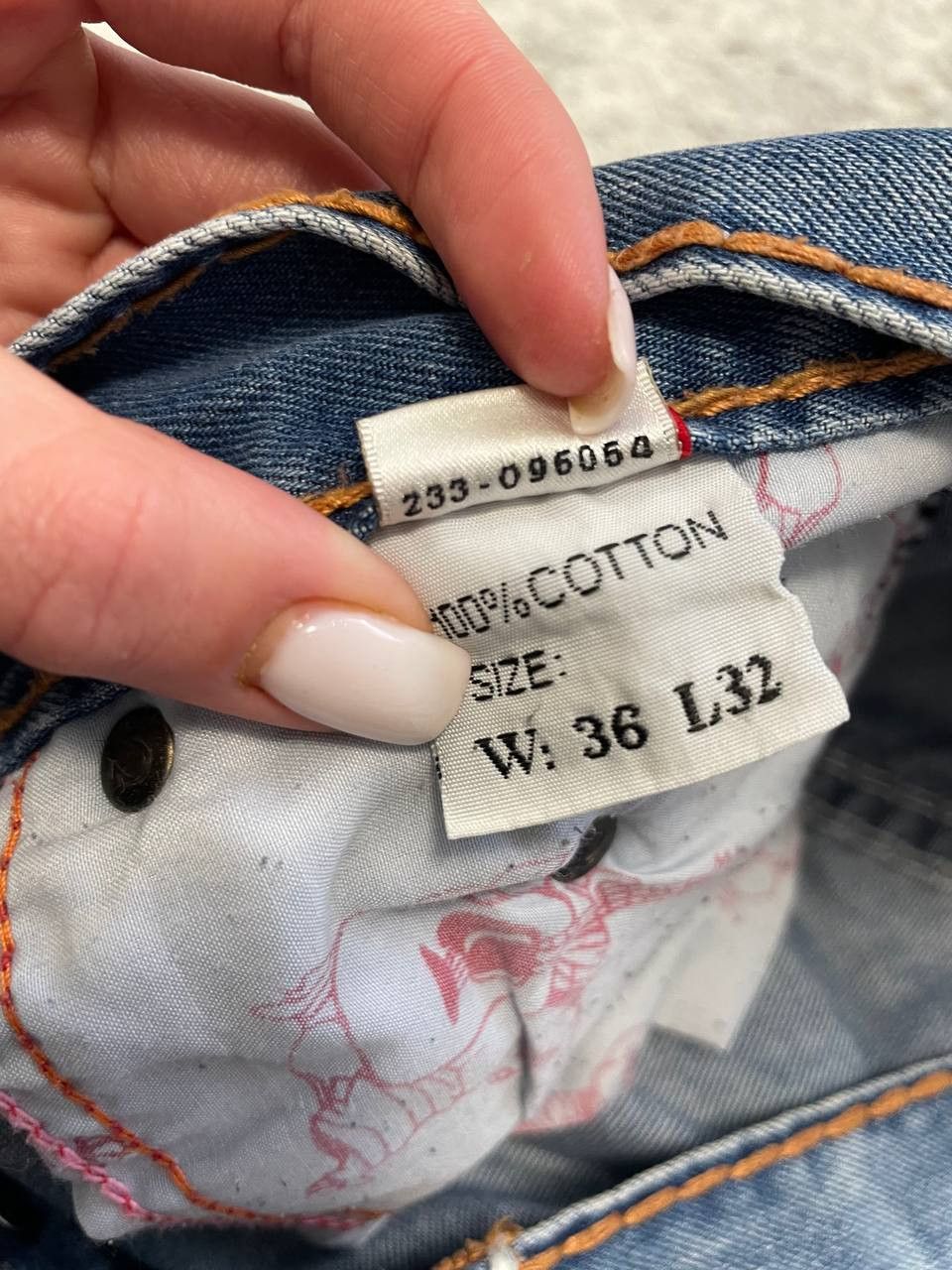 True Religion Vintage True Religion Super T Jeans Made in USA Authentic Size US 36 / EU 52 - 19 Thumbnail