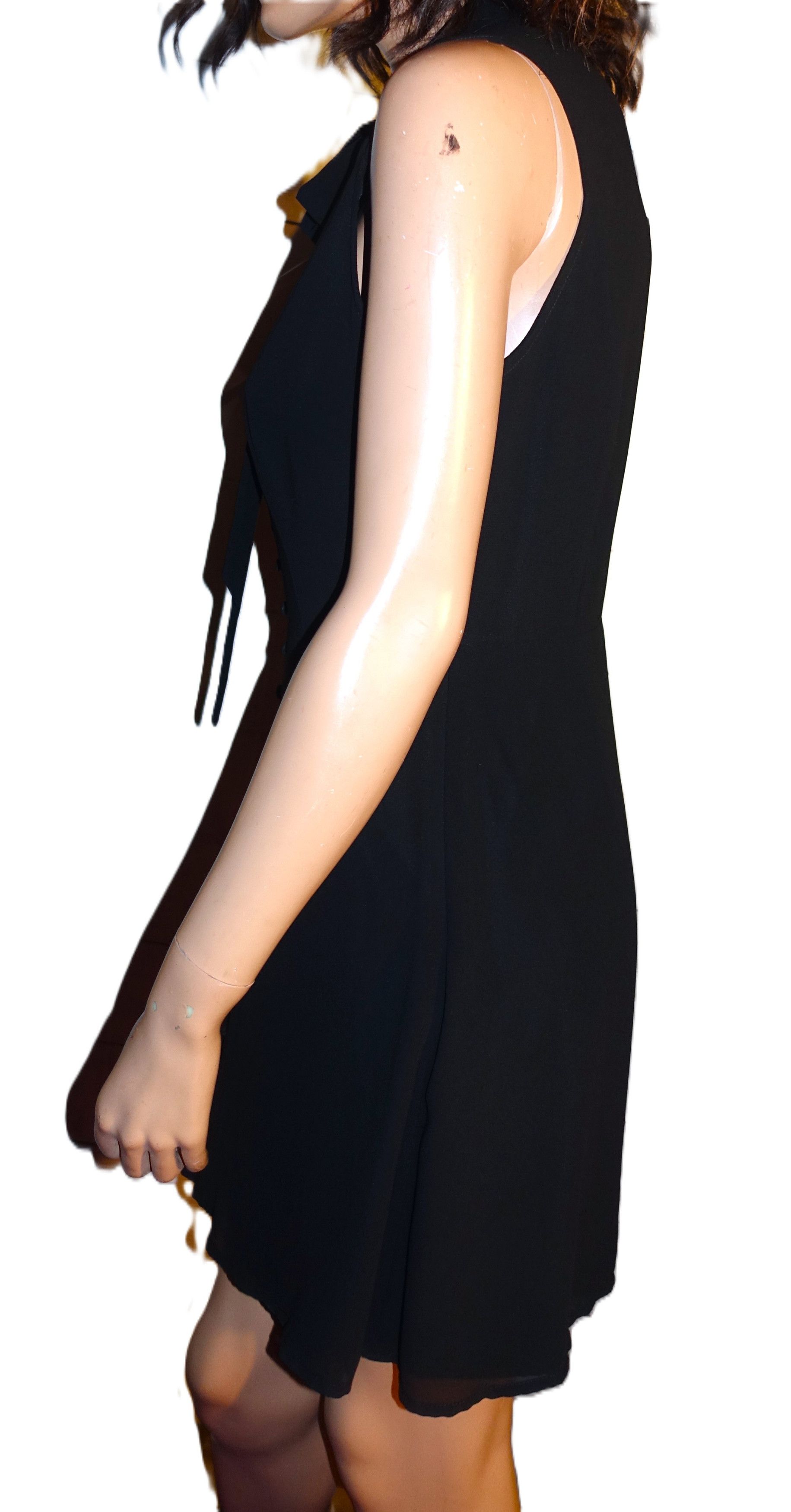 Other Naked Zebra Black Button Up Dress M Size M / US 6-8 / IT 42-44 - 4 Thumbnail