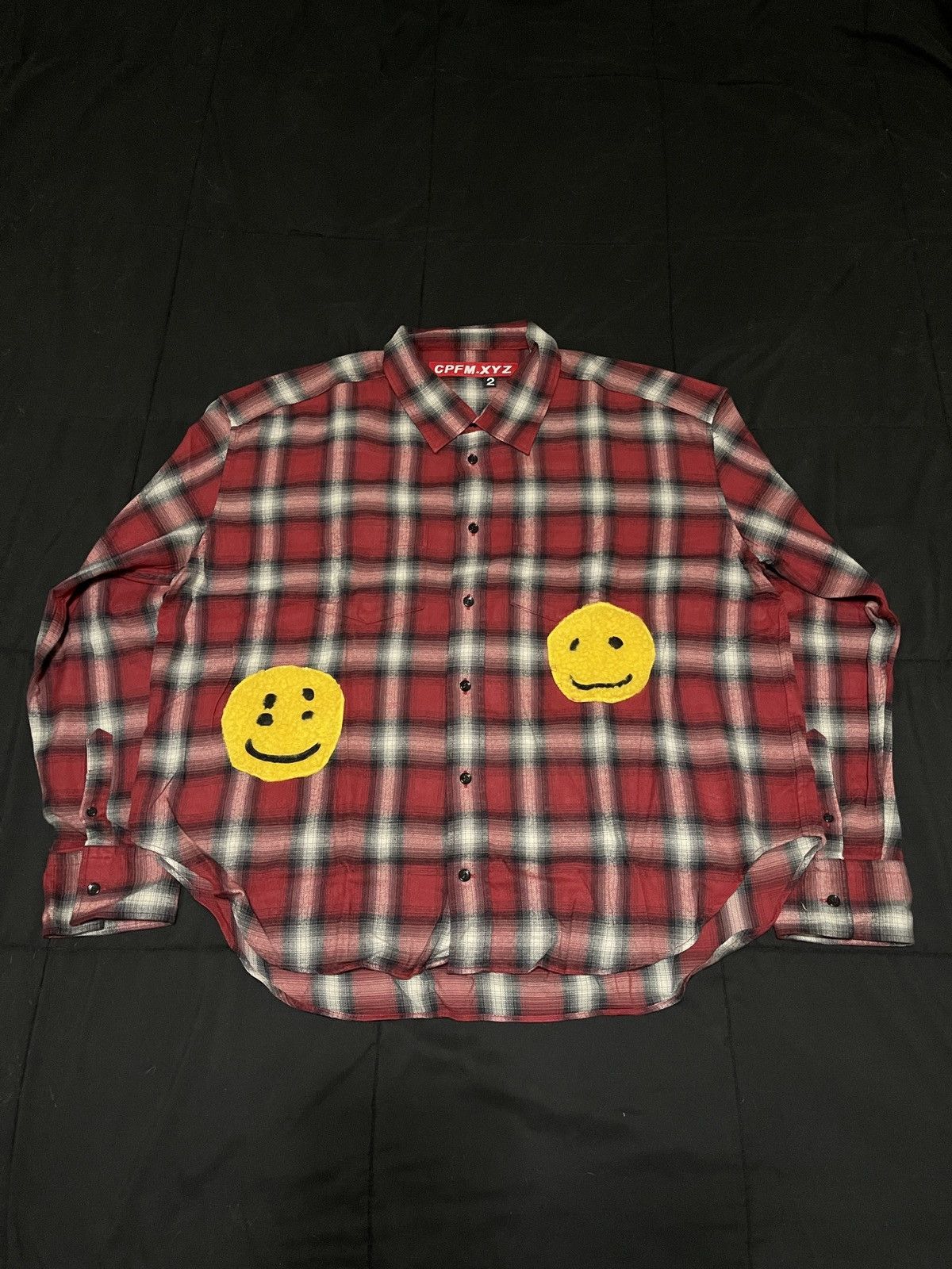 Cactus Plant Flea Market CPFM Double Vision Red Check Shirt | Grailed