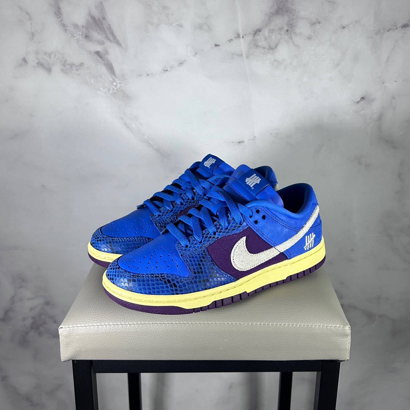 Nike × Undefeated Dunk Low ‘5 On It’ Blue Size US 8 / IT 38 - 1 Thumbnail
