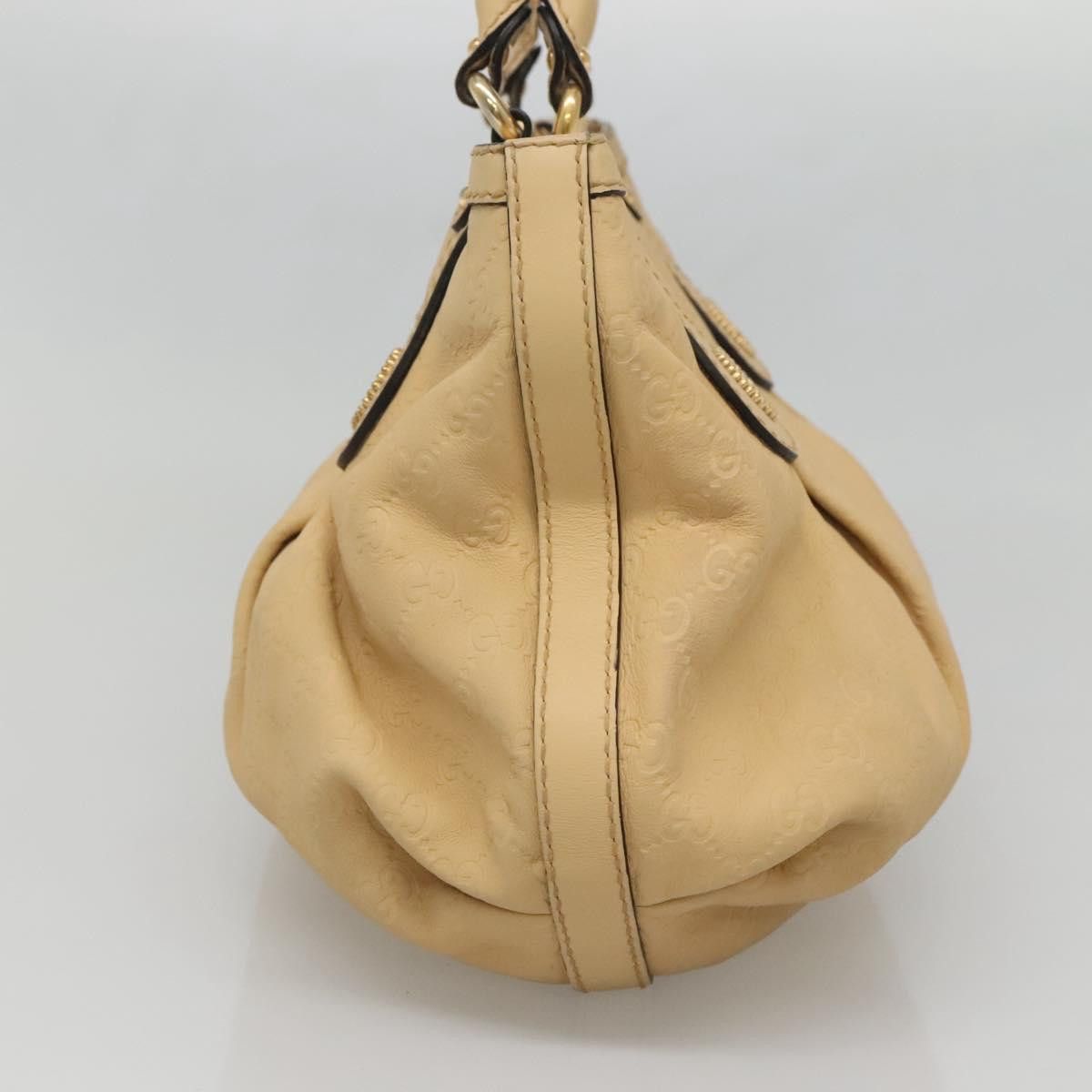 Gucci GUCCI GG Canvas Guccissima Tote Bag Leather Beige Gold Size ONE SIZE - 4 Thumbnail
