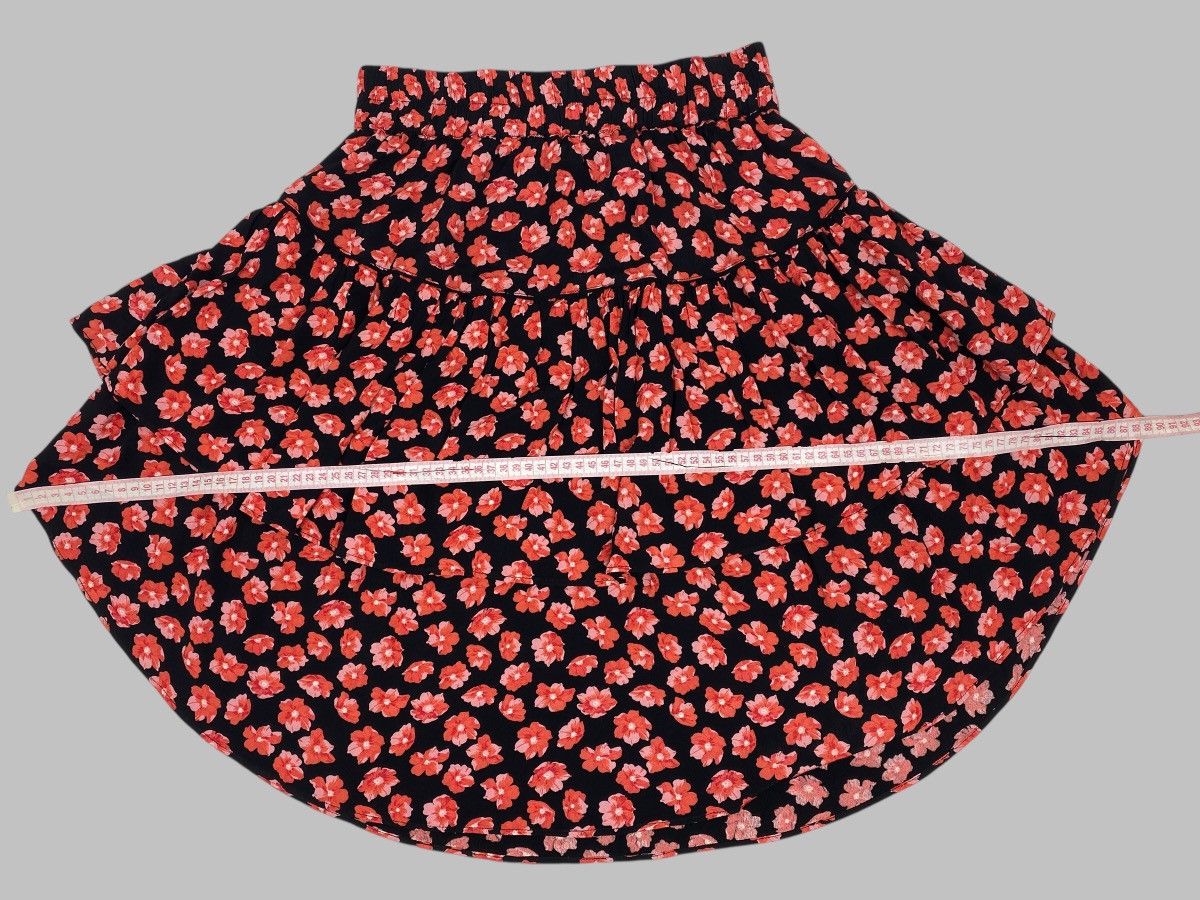 Ganni 🔥 GANNI FLORAL PRINT VISCOSE SKIRT Y2K GRUNGE PARIS FASHION Size 26" / US 2 / IT 38 - 15 Thumbnail