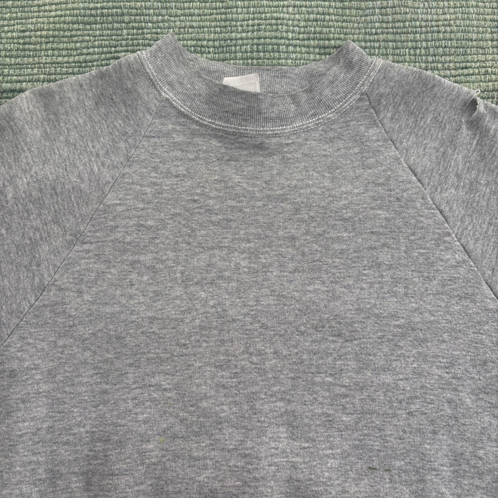 Fruit Of The Loom × Vintage Vintage 1990s blank gray cotton fruit of the loom sweatshirt Size US L / EU 52-54 / 3 - 2 Thumbnail