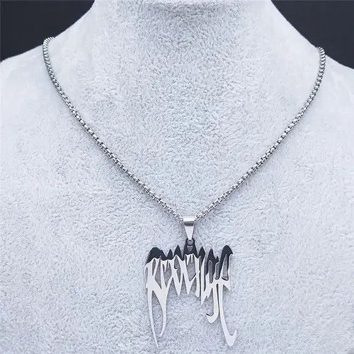 Other Silver Color Revenge Pendant Necklace Size ONE SIZE - 3 Thumbnail