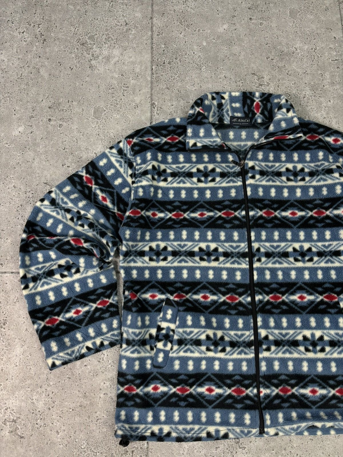 Columbia × Vintage Vintage 90s Columbia Style Synchilla Zip Fleece Outdoor Size US XL / EU 56 / 4 - 3 Thumbnail