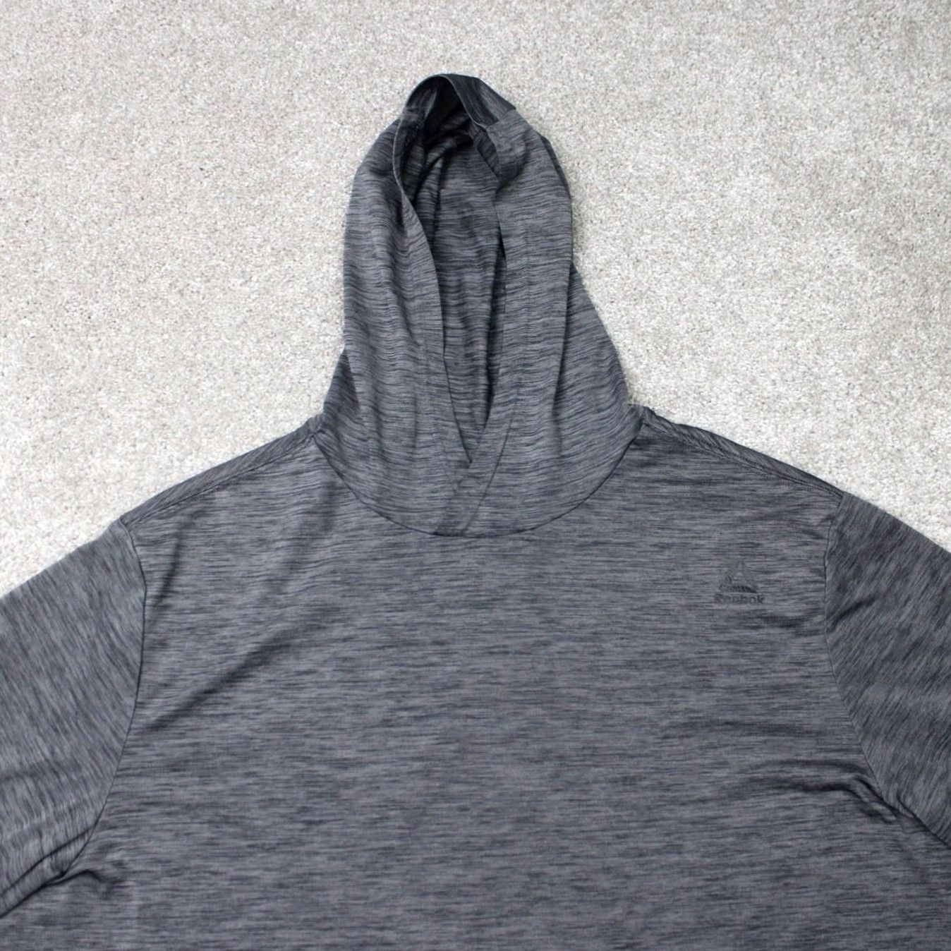 Reebok Reebok Hoodie Mens 3XL Gray Speedwick Lightweight Polyester Hooded Pullover Size US XXL / EU 58 / 5 - 3 Thumbnail