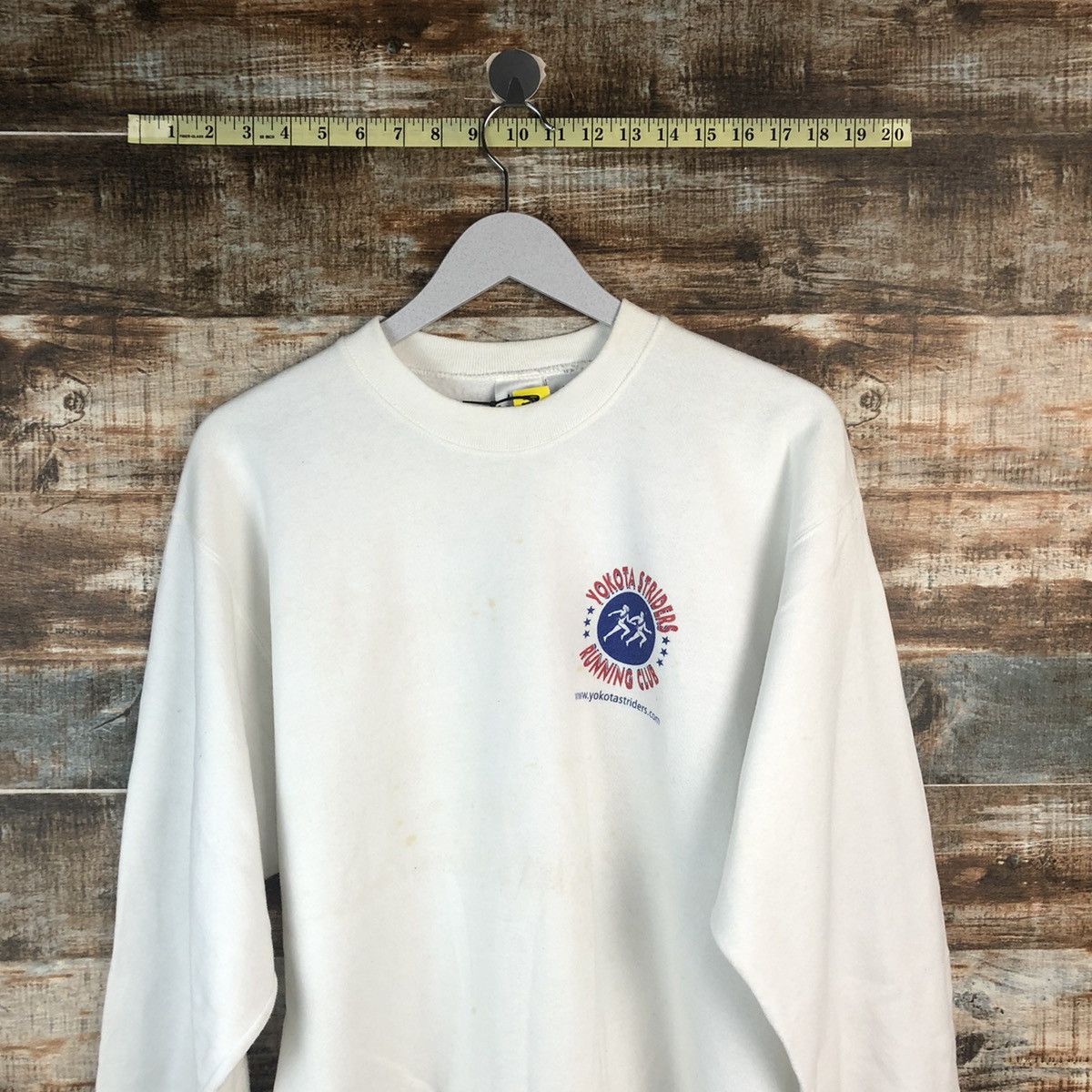 Japanese Brand × Vintage MJ Sofee vintage Marathon White Sweatshirt #A1997 Size US M / EU 48-50 / 2 - 4 Thumbnail
