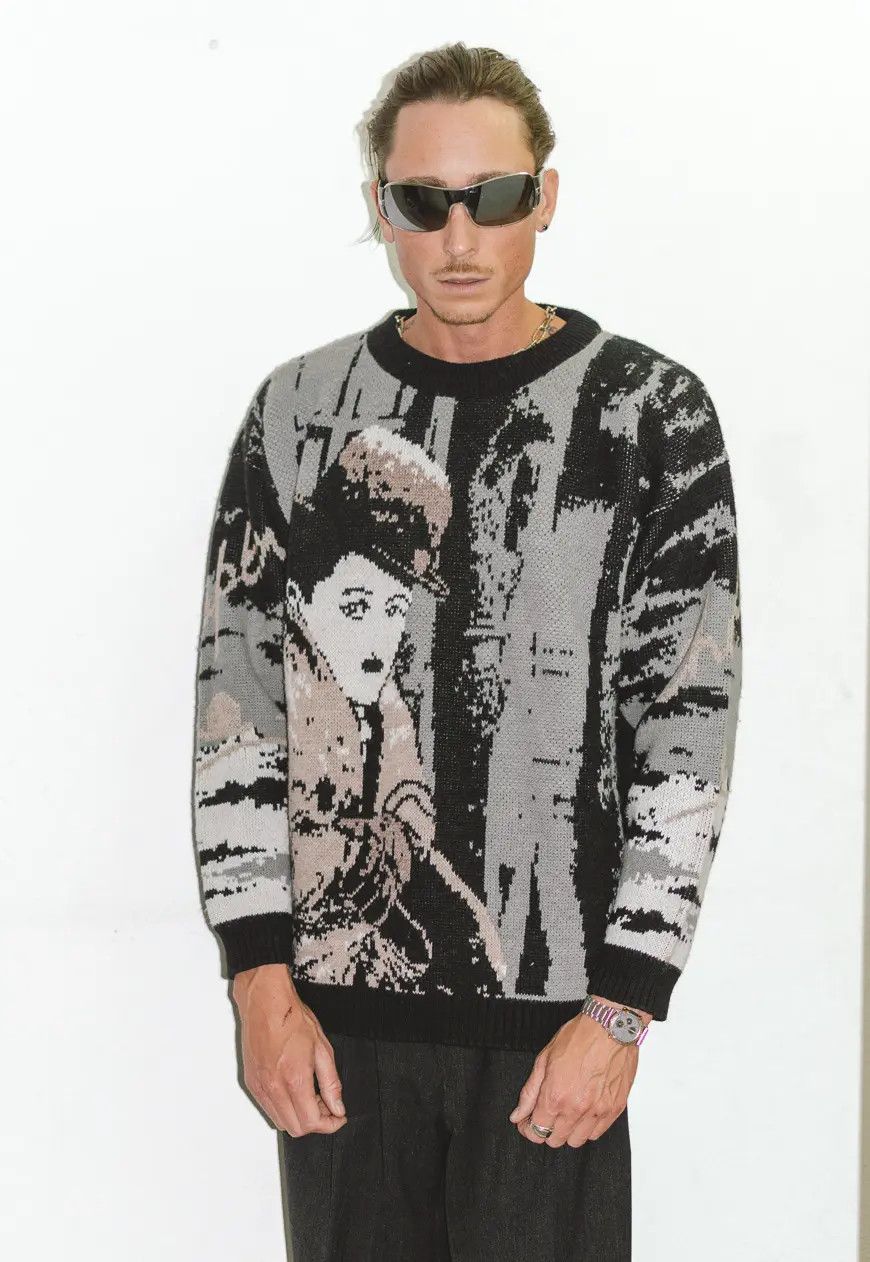 Rare vintage Charlie Chaplin graphic quality Sweater