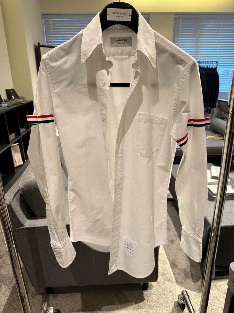 Thom Browne Thom BrowneClassic double-sleeved shirt 2503-Nextarrow Size US M / EU 48-50 / 2 - 1 Thumbnail