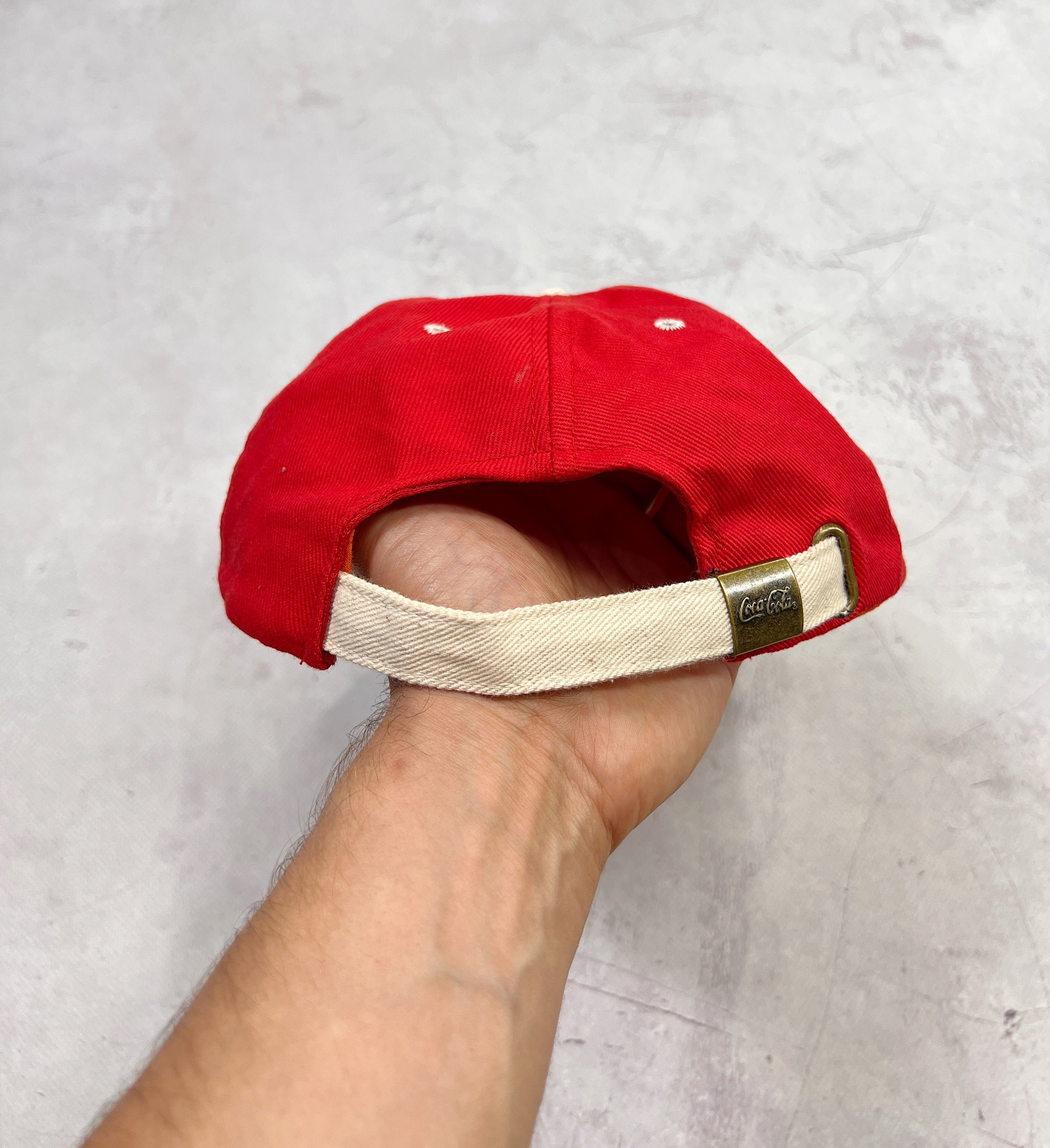 Coca Cola × Vintage Vintage Coca Cola Cap Hat Embroidered Logo Size ONE SIZE - 10 Thumbnail