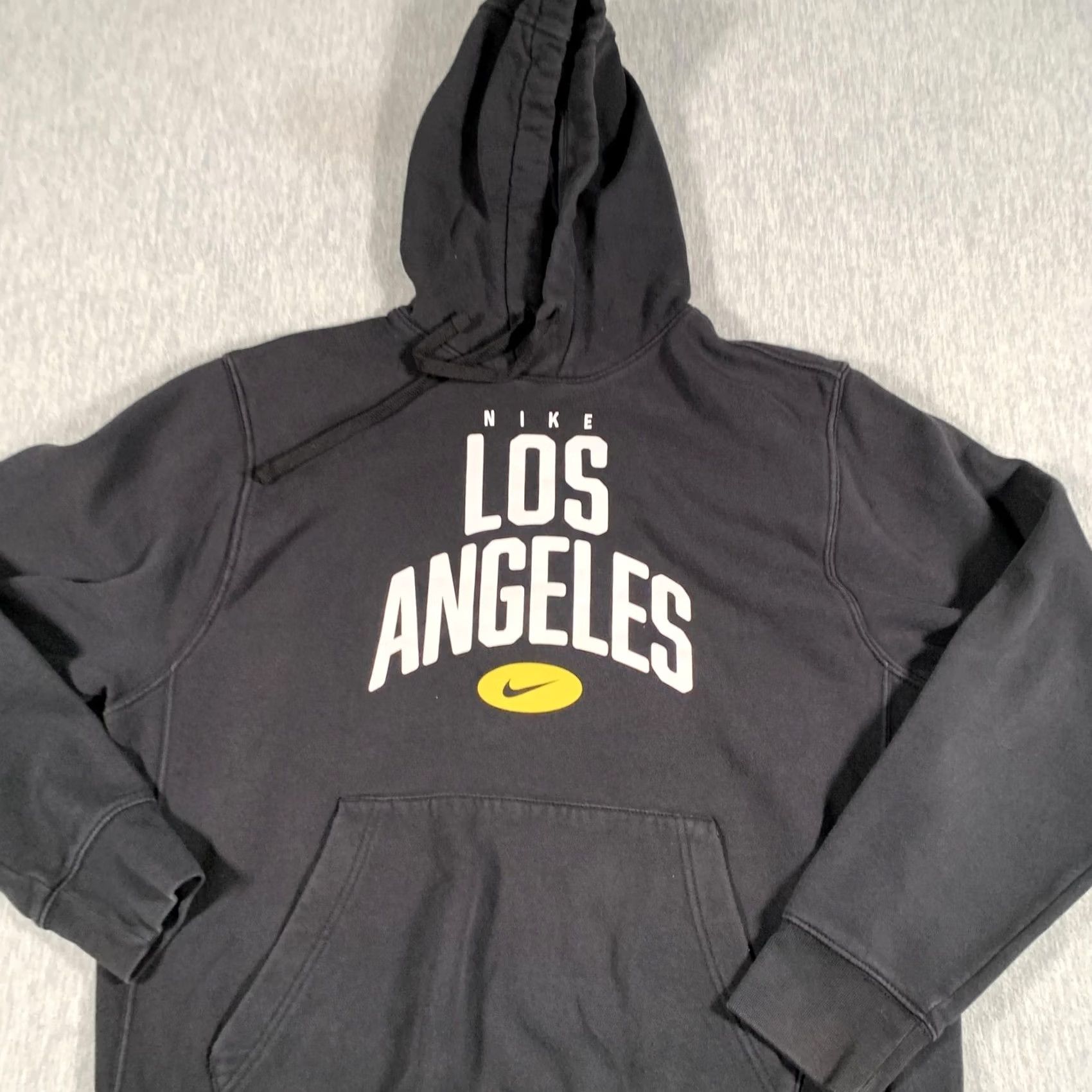 Nike Nike Hoodie Mens M Black Los Angeles Fleece Pullover Graphic Sweatshirt Size US M / EU 48-50 / 2 - 2 Thumbnail