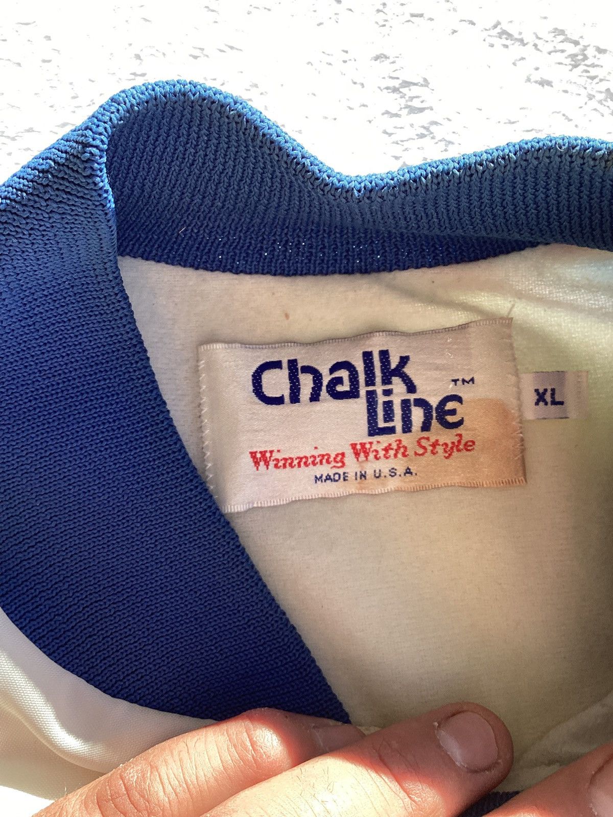 Chalk Line Vtg 1990 Super Bowl Louisiana city AOP chalk line jacket Size US XL / EU 56 / 4 - 8 Thumbnail