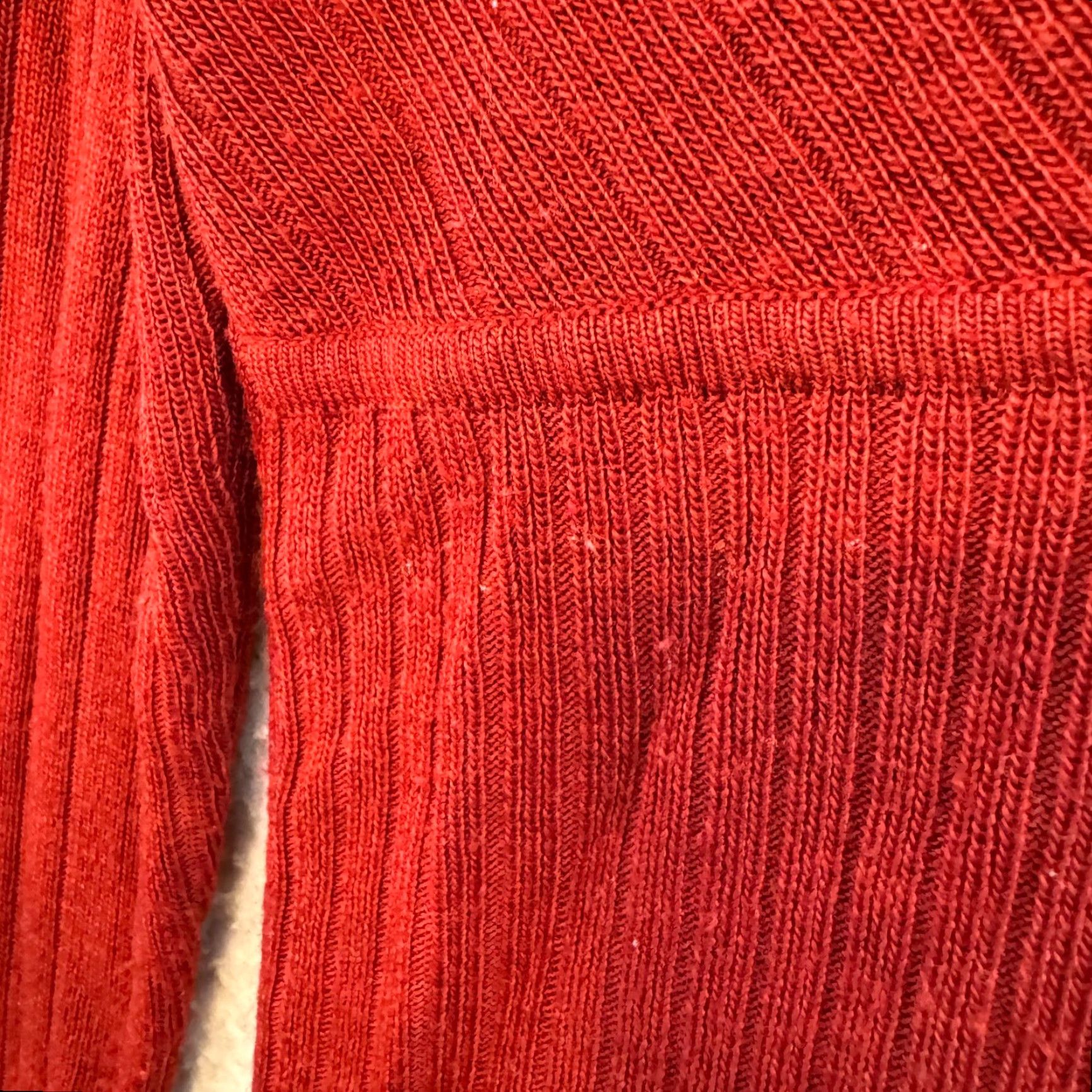 Vintage VINTAGE Y2K New York & Company Knit Shirt Red S Grunge Long Sleeve Boho Fairy Bella Swan Women's S Size S / US 4 / IT 40 - 4 Thumbnail