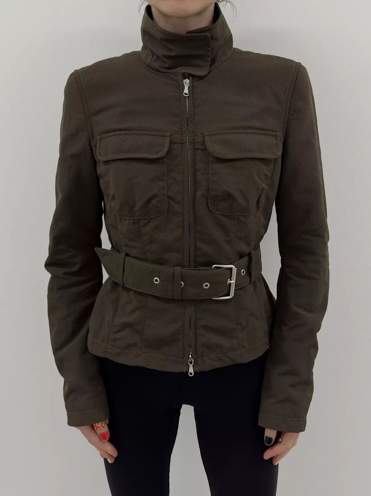STRENESSE STRENESSE BLUE by GABRIELE STREHLE MOTO JACKET WOMENS Y2K Size S / US 4 / IT 40 - 1 Thumbnail
