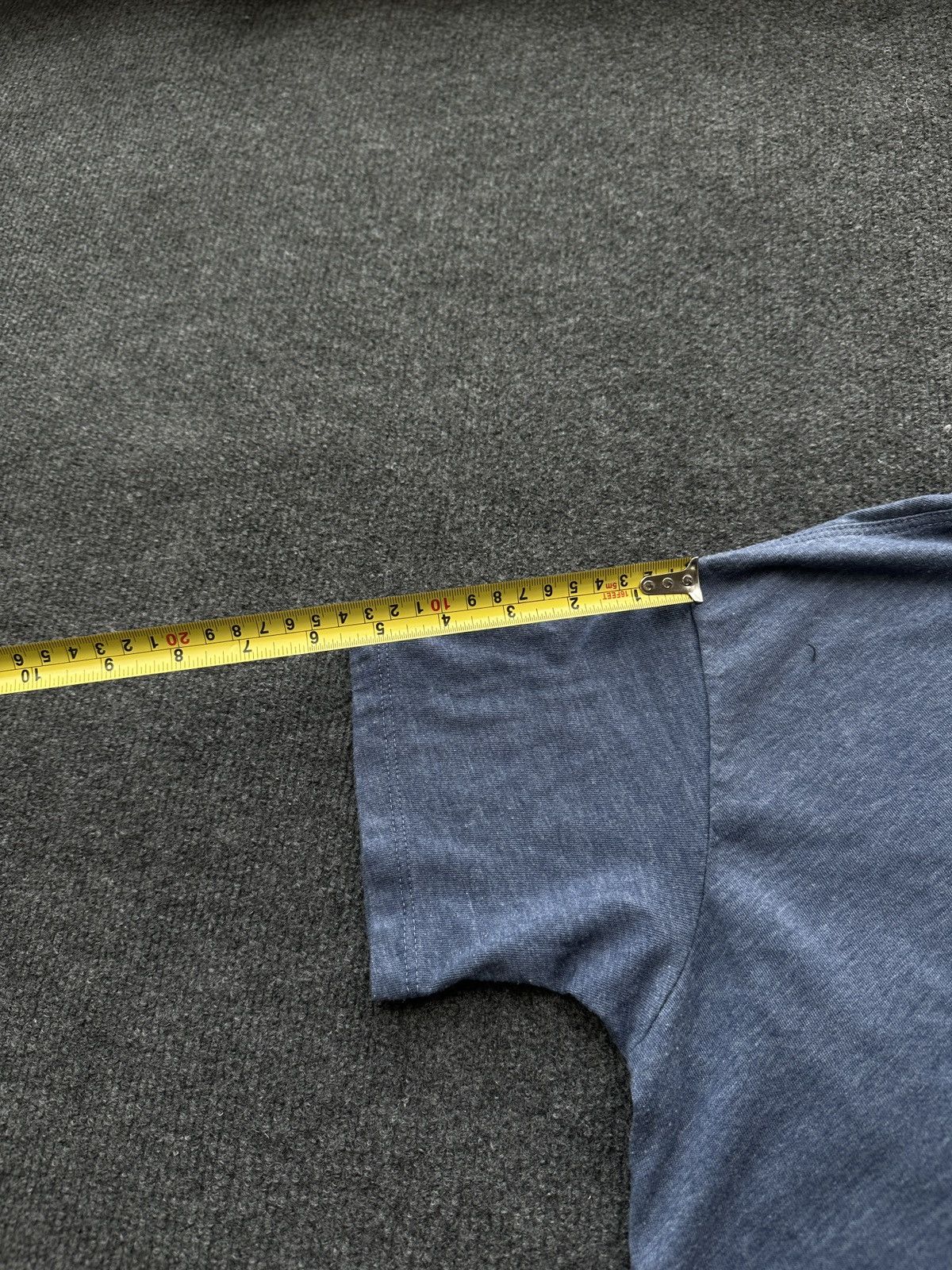 Other OPIUM 🚨 RAQUEL ALLEGRA BASIC LINE BLUE OPIUM DISTRESSED TEE Size M / US 6-8 / IT 42-44 - 16 Thumbnail