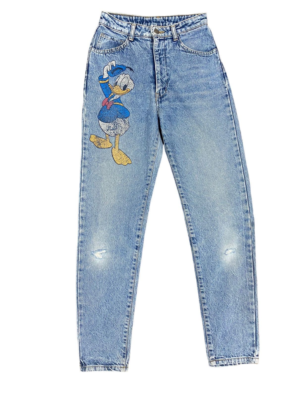 Vintage Donald Duck Walt Disney Ladies Skinny Jeans