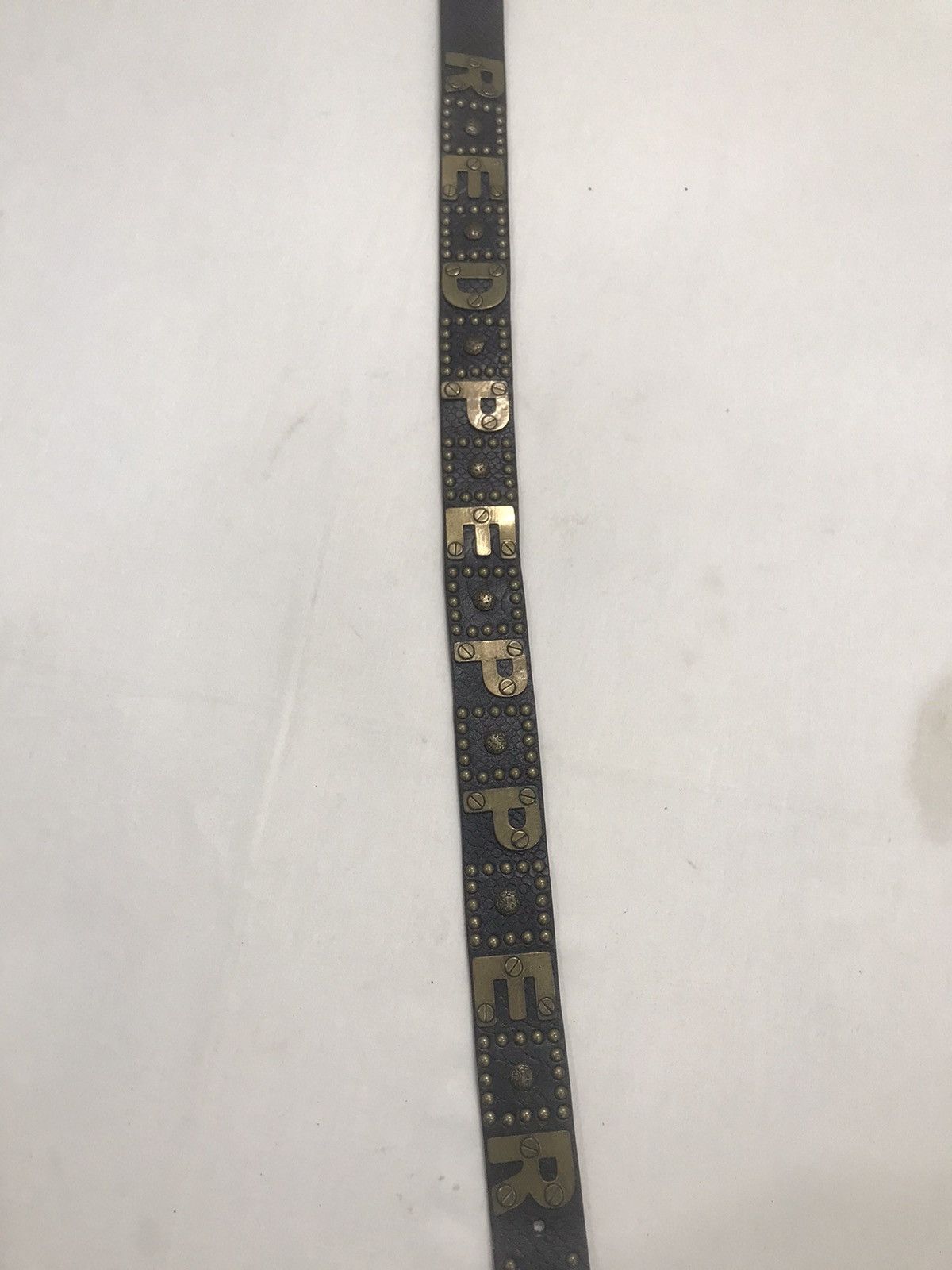 Other ❌Last Drop❌Red Pepper Belt leather stud punk Size 32 - 3 Thumbnail