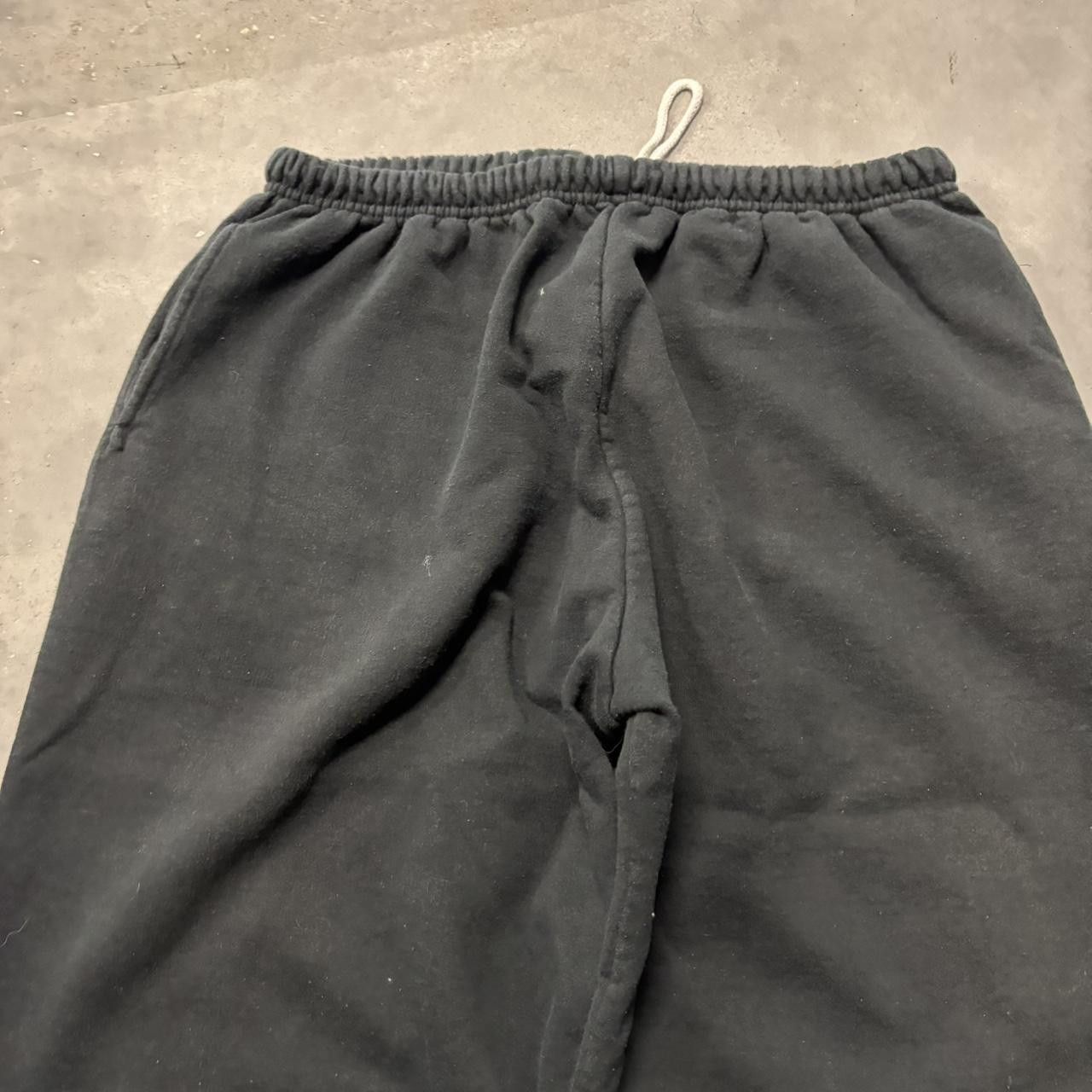 Japanese Brand × Vintage Crazy Vintage Y2K/2000s Baggy Black Skater Streetwear Essential Sweatpants! Size US 34 / EU 50 - 4 Thumbnail