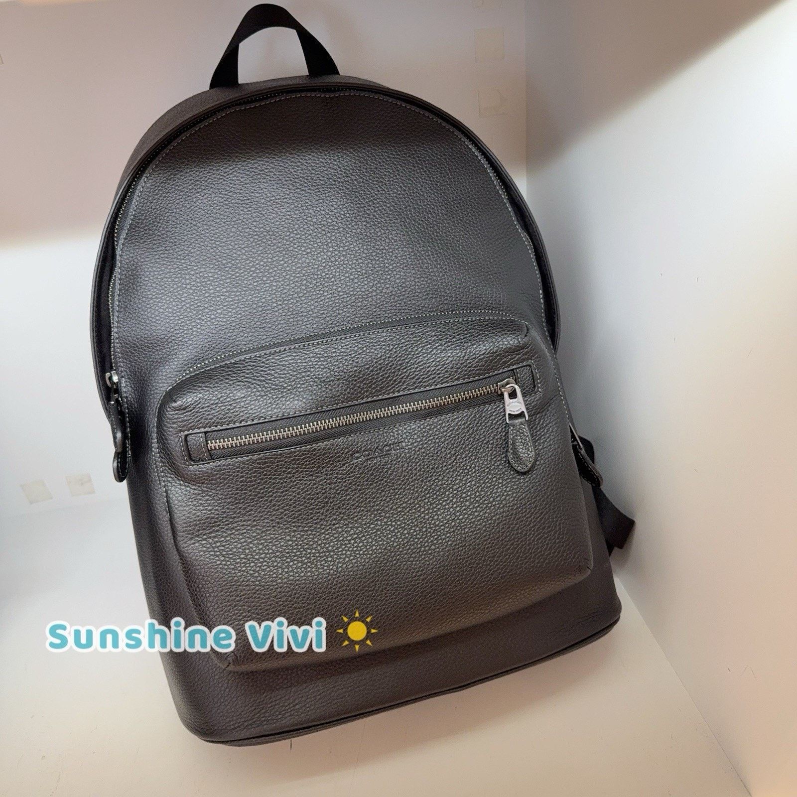 Coach NWT Coach MEN'S West Backpack Leather Black CX141 Size ONE SIZE - 1 Thumbnail