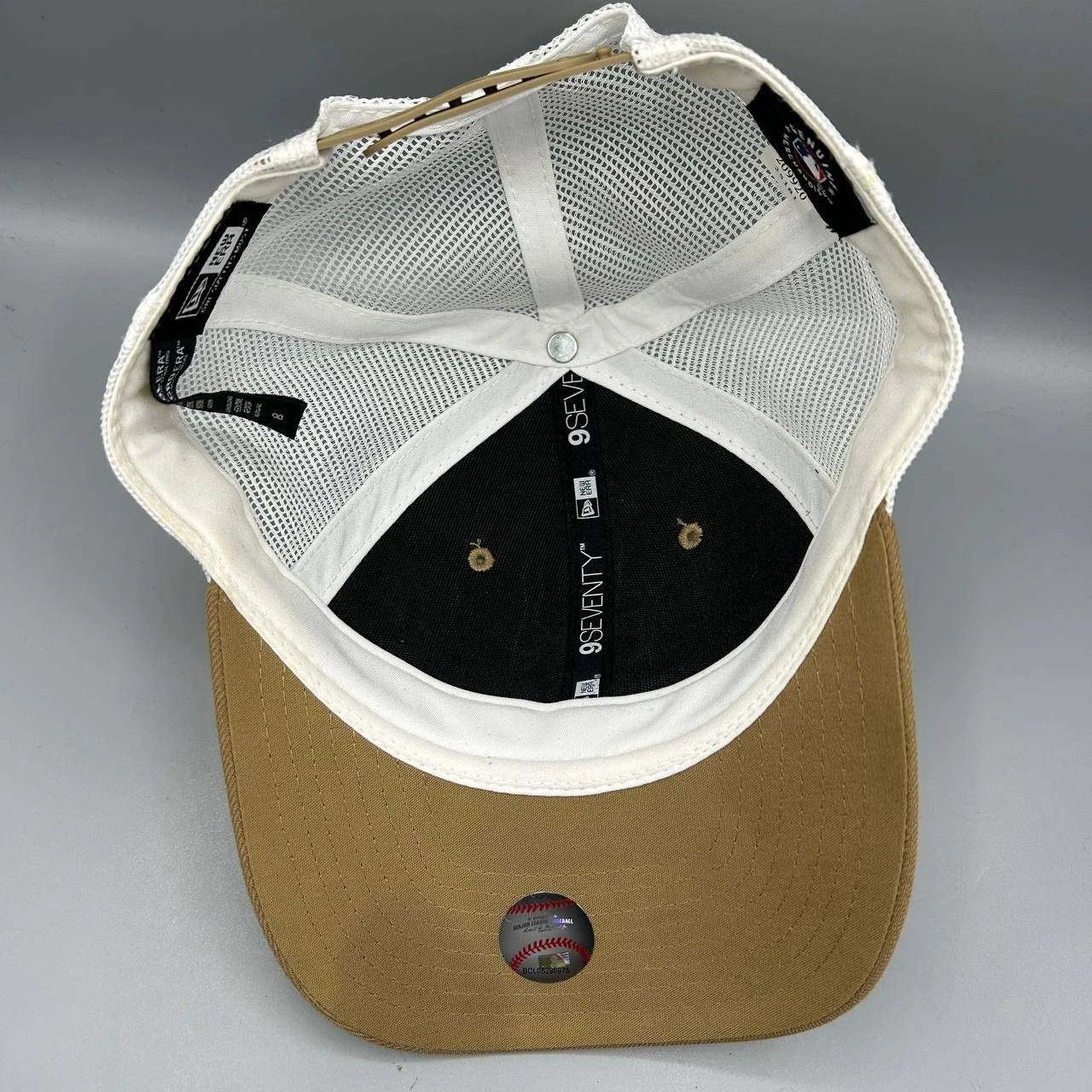 New Era San Diego Padres Trucker Hat Men Brown White Snap Back Cap Size ONE SIZE - 4 Thumbnail