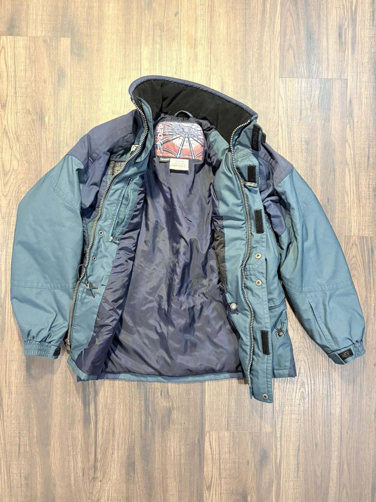 Spyder 🔥Vintage Spyder XT Jacket Black Web Print Snowboard Ski🔥 Size US S / EU 44-46 / 1 - 2 Thumbnail