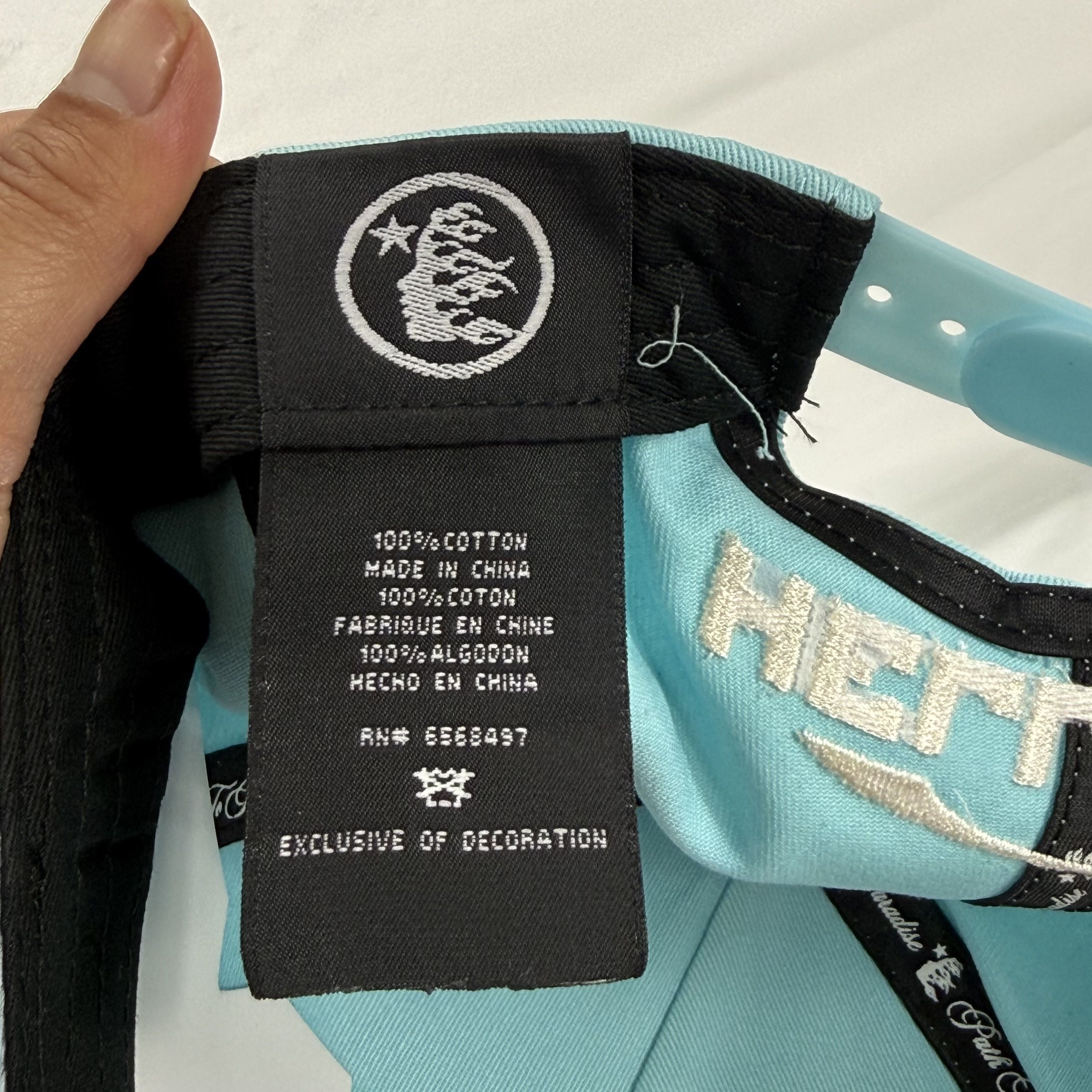 HELLSTAR Hellstar Studios Path to Paradise Light Blue Snapback Size ONE SIZE - 9 Thumbnail