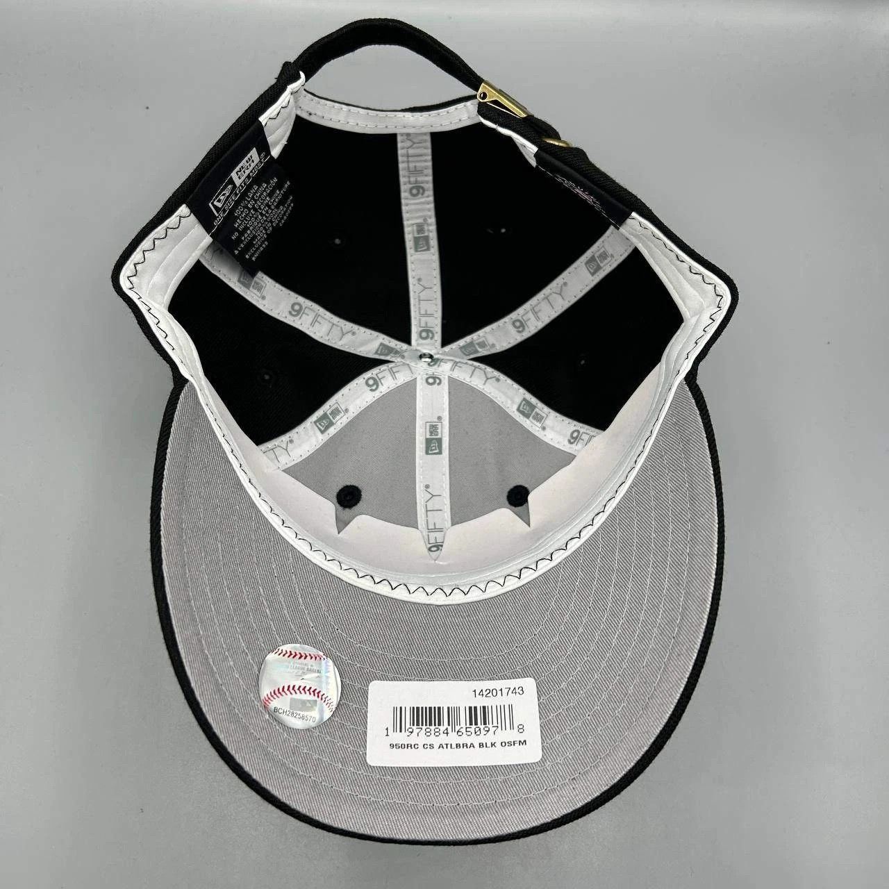 New Era Atlanta Braves Hat Men Strap Back Cap New Retro Crown Wool Size ONE SIZE - 6 Thumbnail