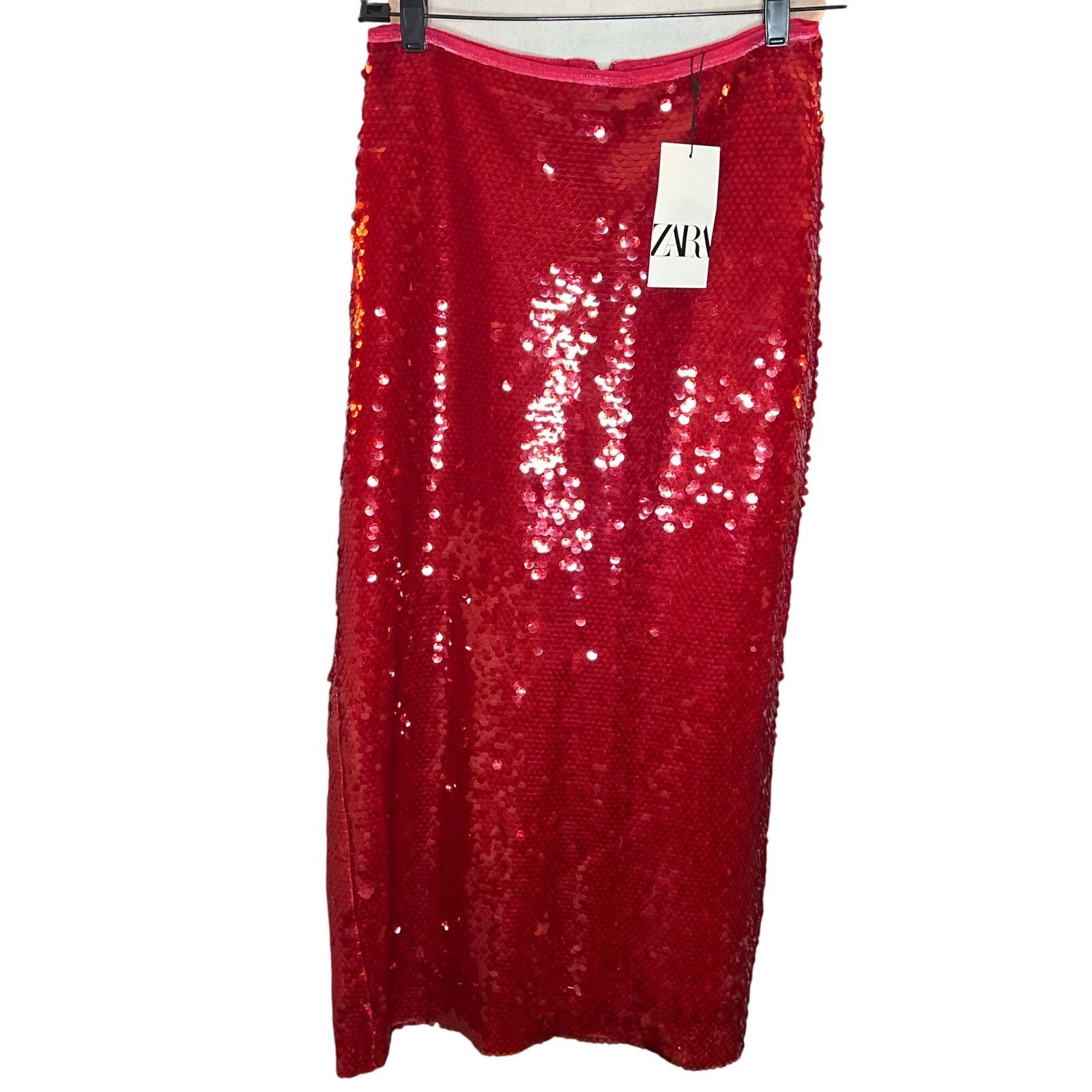 Zara Nwt- Zara long sequins skirt- M Size 30" / US 8 / IT 44 - 3 Thumbnail