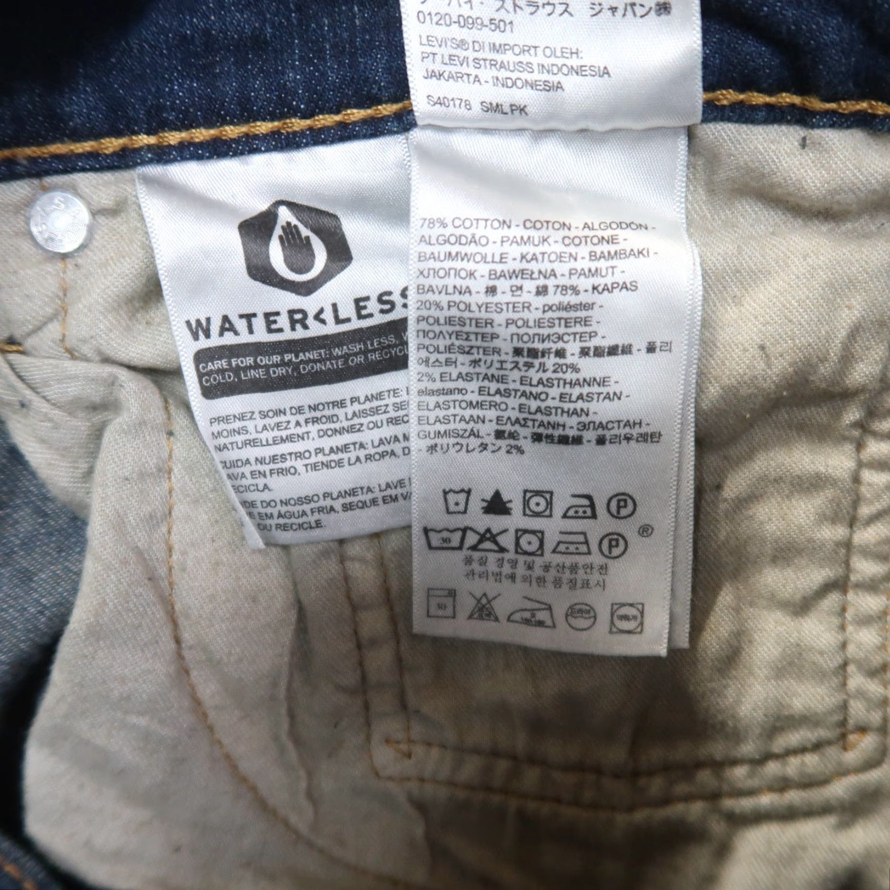 Levi's VINTAGE Levi's Jeans 527 Bootcut 34x30 Denim Blue Men Regular 5-Pocket Western Cowboy Belt Zip Button Logo Zipper Size US 34 / EU 50 - 7 Thumbnail