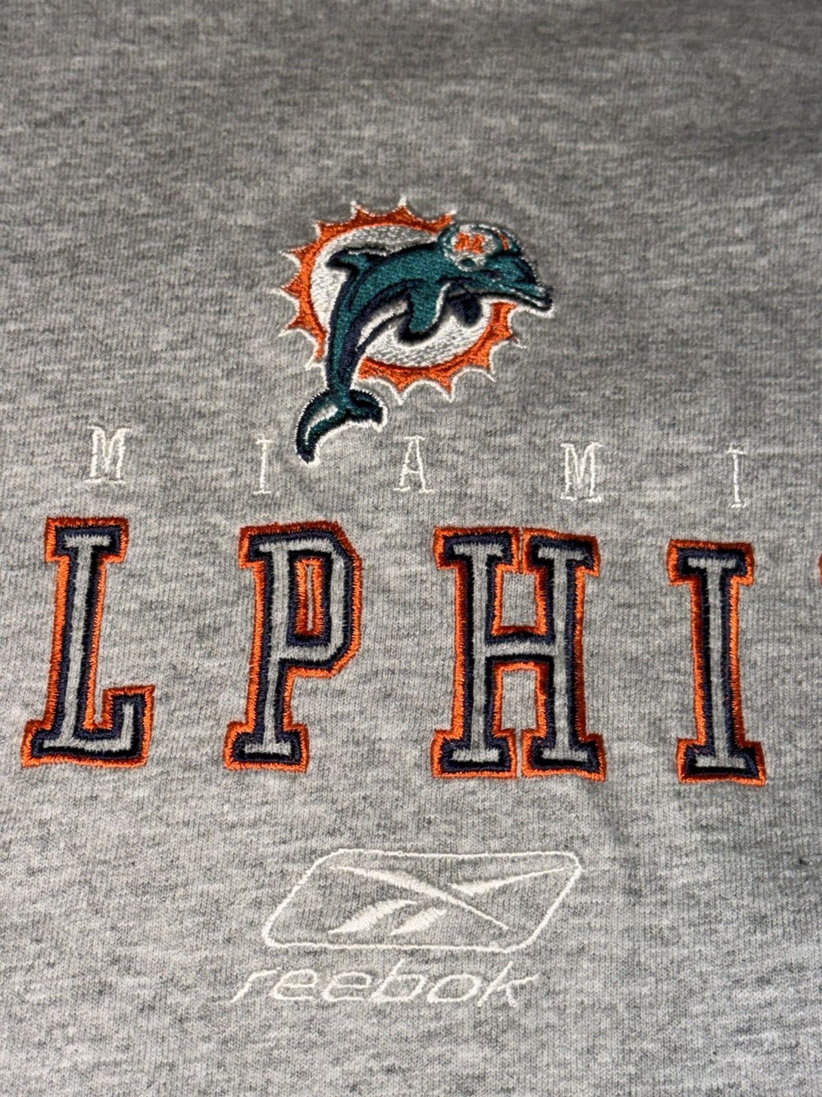 Reebok Reebok NFL Miami Dolphins Football Graphic T Shirt 4XL-5XL. Size US XXL / EU 58 / 5 - 10 Thumbnail