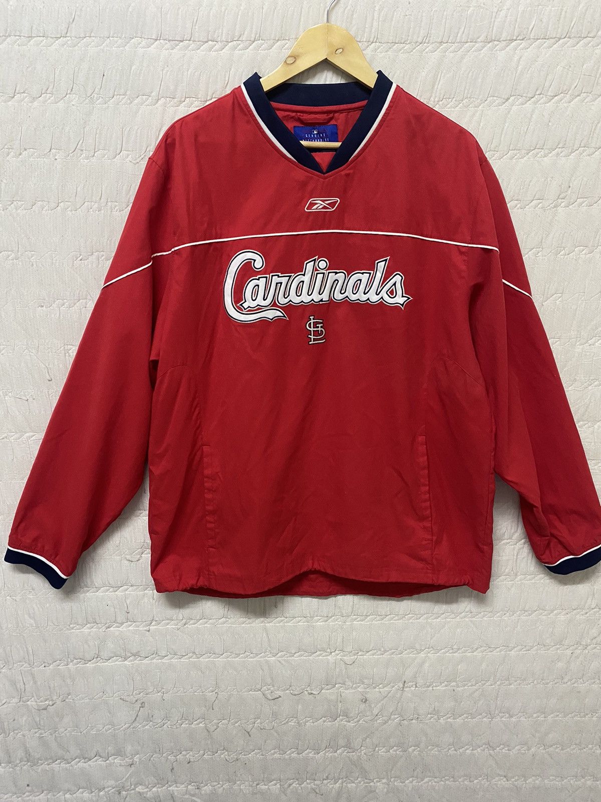 MLB × Reebok (M) ST LOUIS CARDINALS POLYESTER JERSEY LONG SLEEVE Size US M / EU 48-50 / 2 - 1 Thumbnail