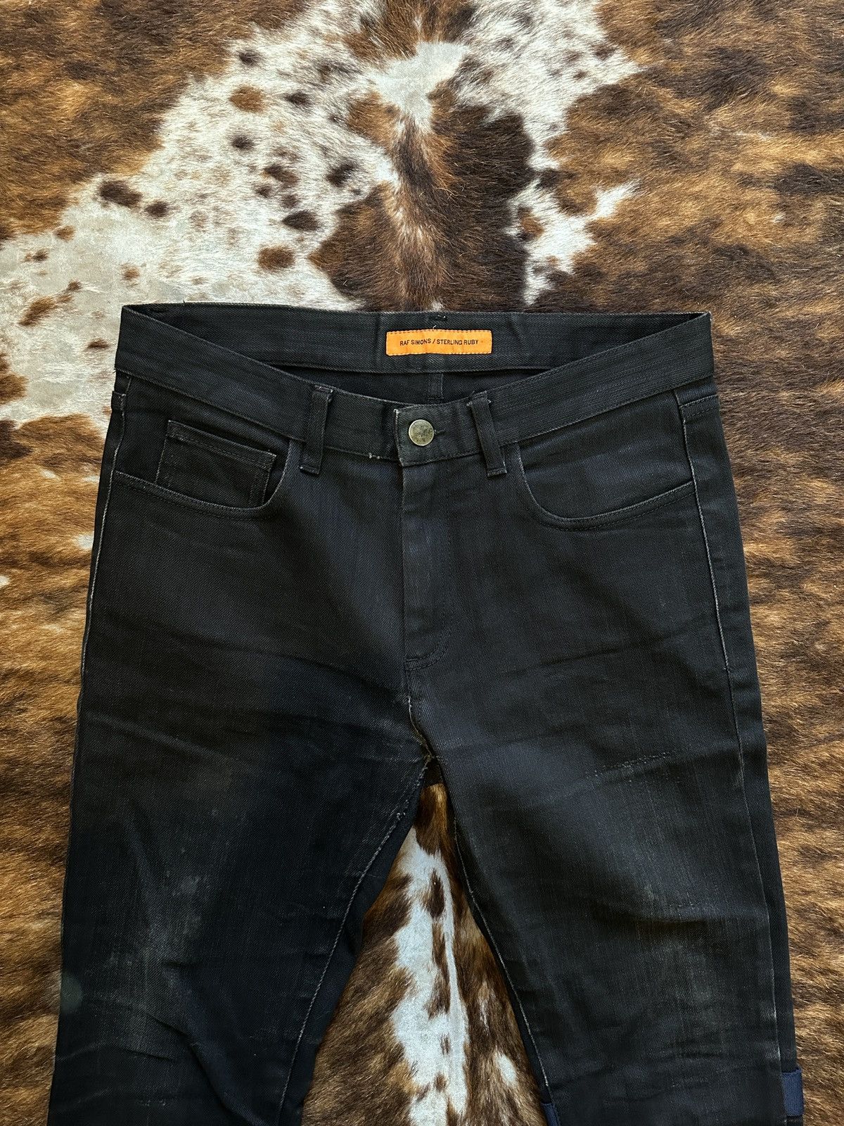 Raf Simons Raf Abus Lang Denim Pants Size US 32 / EU 48 - 3 Thumbnail