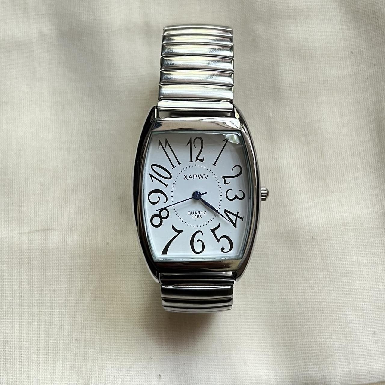 Jewelry 2000s vintage style stainless steel quartz luxury watch Size ONE SIZE - 3 Thumbnail