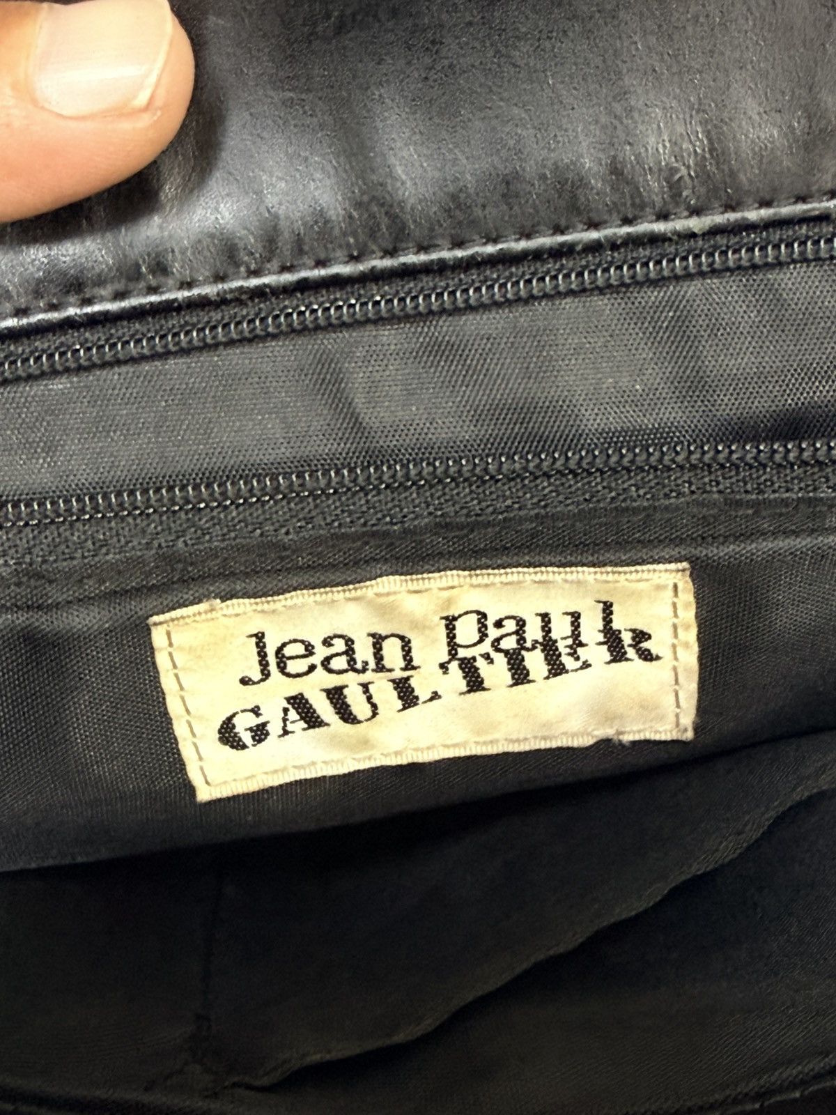 Jean Paul Gaultier Full Leather JPG Tote Bag prada julius dior homme lgb 1🟩4 Size ONE SIZE - 20 Thumbnail