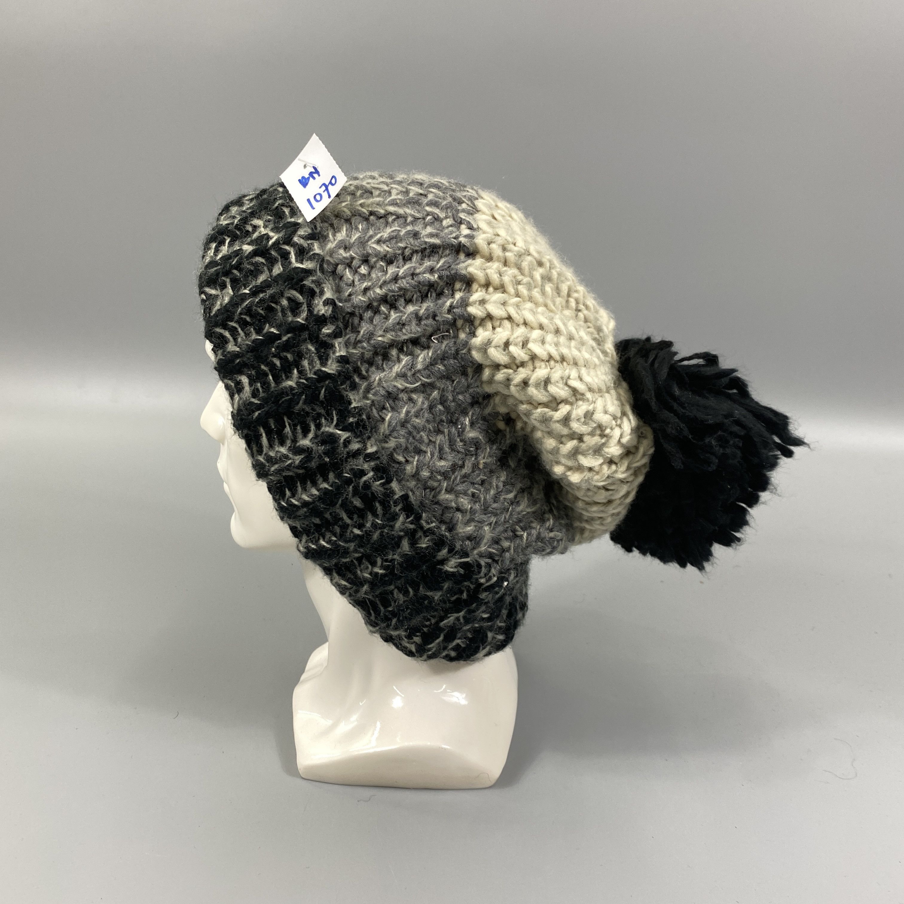 Japanese Brand Milsa Beanie Hats With Pom Pom -BN1070 Size ONE SIZE - 1 Thumbnail