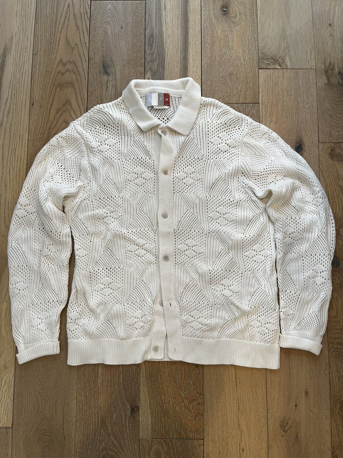 Kith Kith Tilden Crochet Cardigan | Grailed