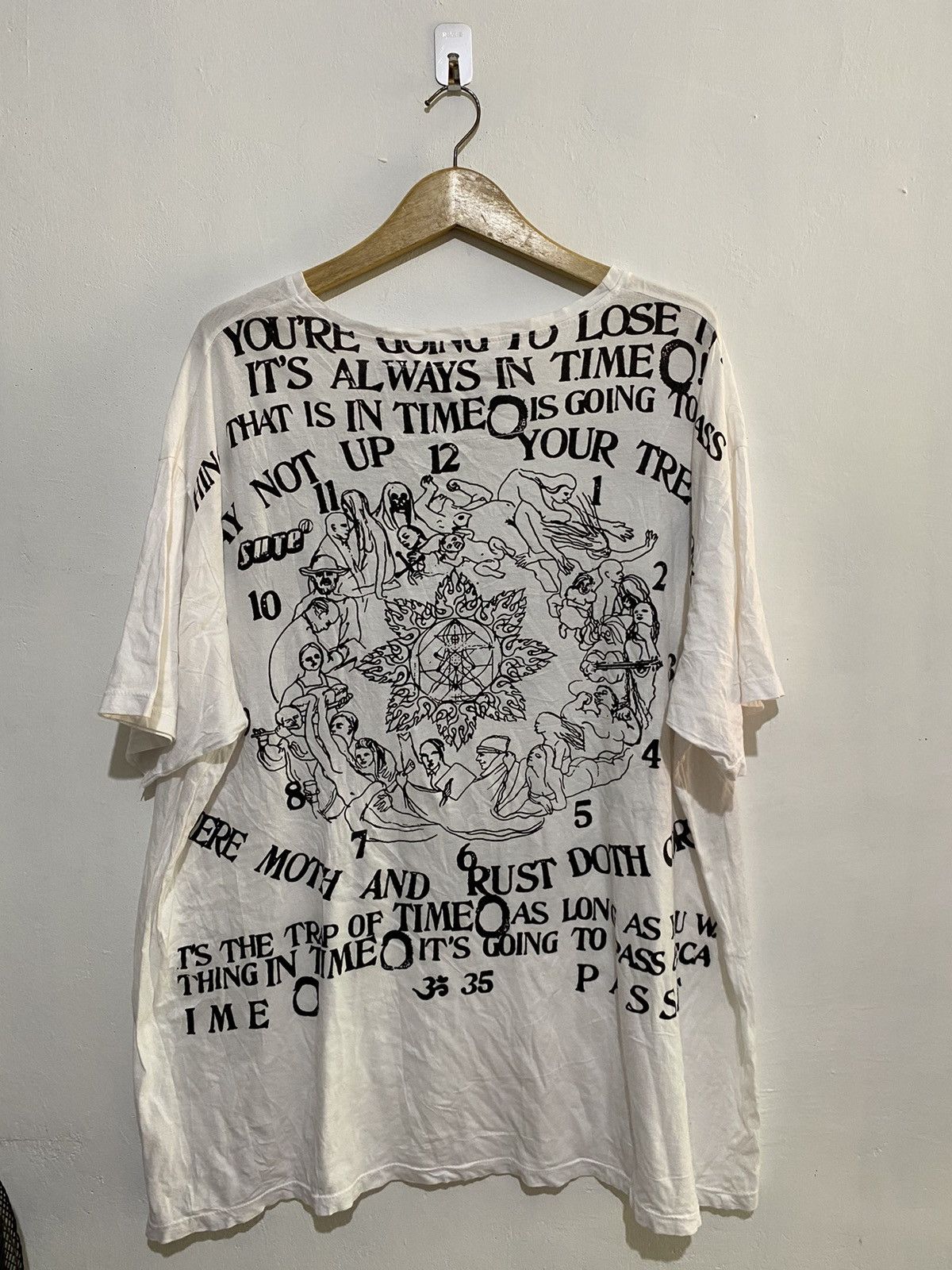 Japanese Brand Japanese sure mega print poem oversize tshirts Size US XXL / EU 58 / 5 - 2 Thumbnail