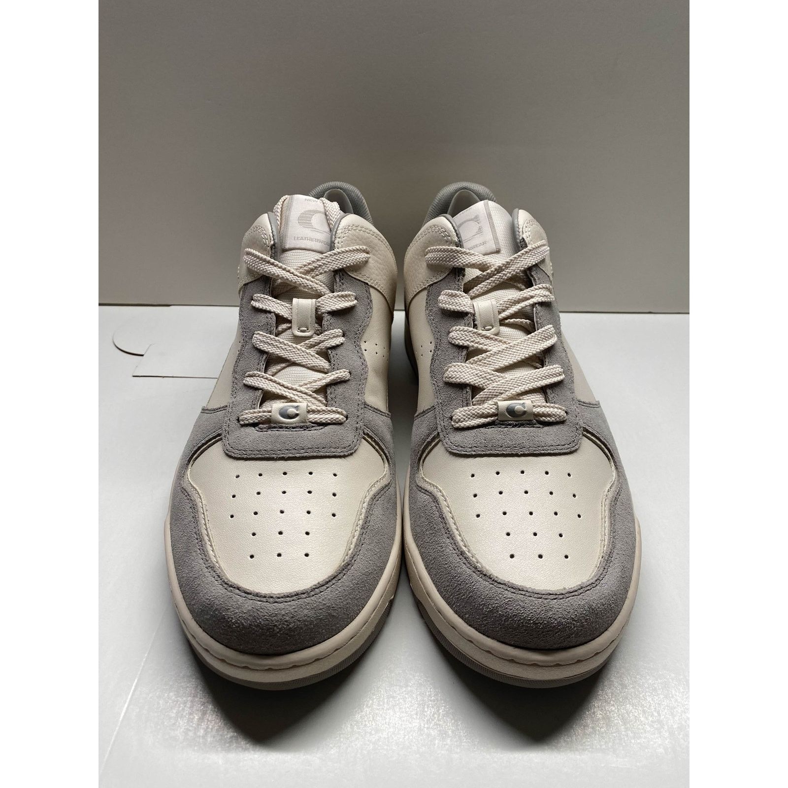 Coach Coach C201 Leather Sneakers Chalk Dove Gray Size 11.5D Size US 11.5 / EU 44-45 - 2 Thumbnail