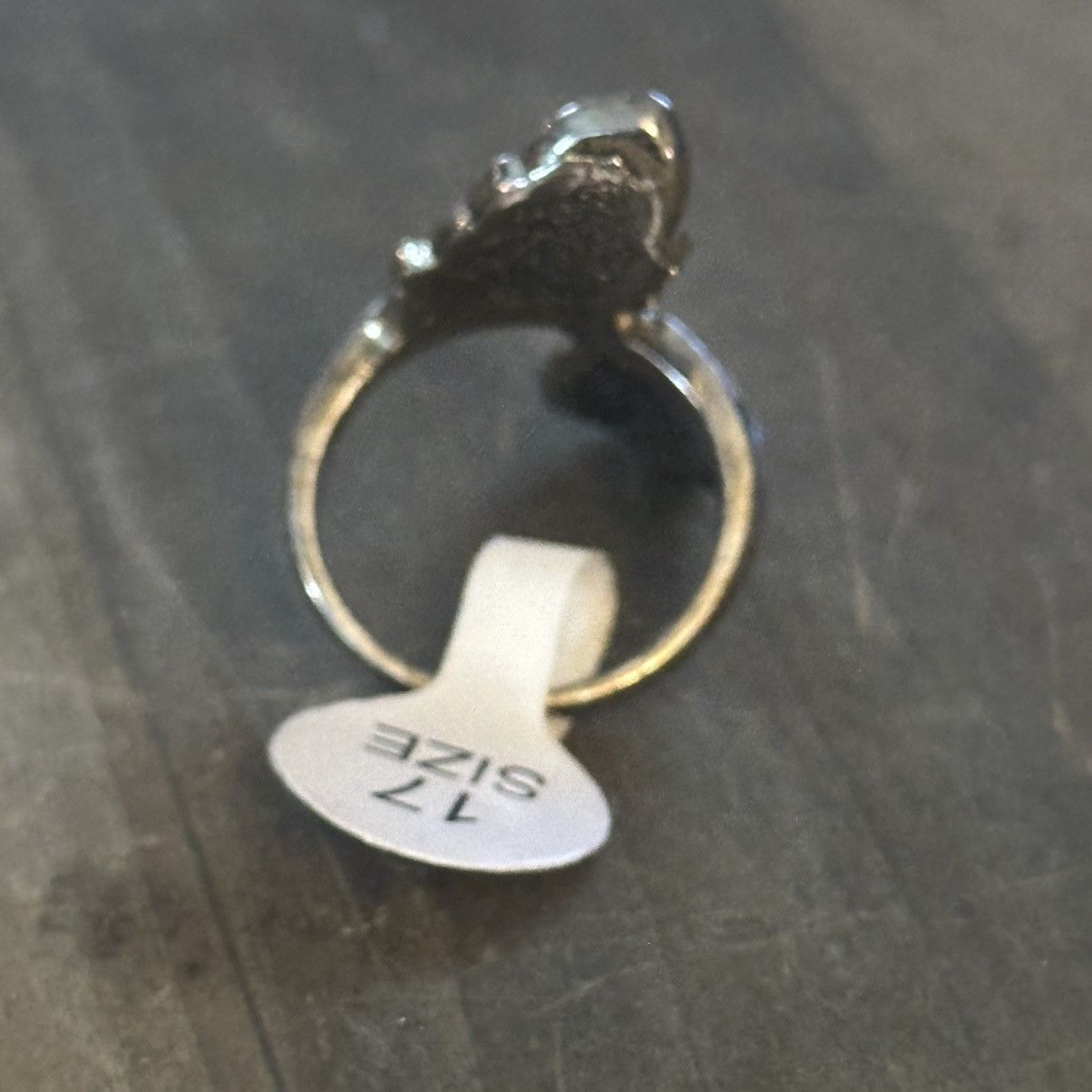 Vintage Vintage double leaf marcasite ring Size ONE SIZE - 6 Thumbnail