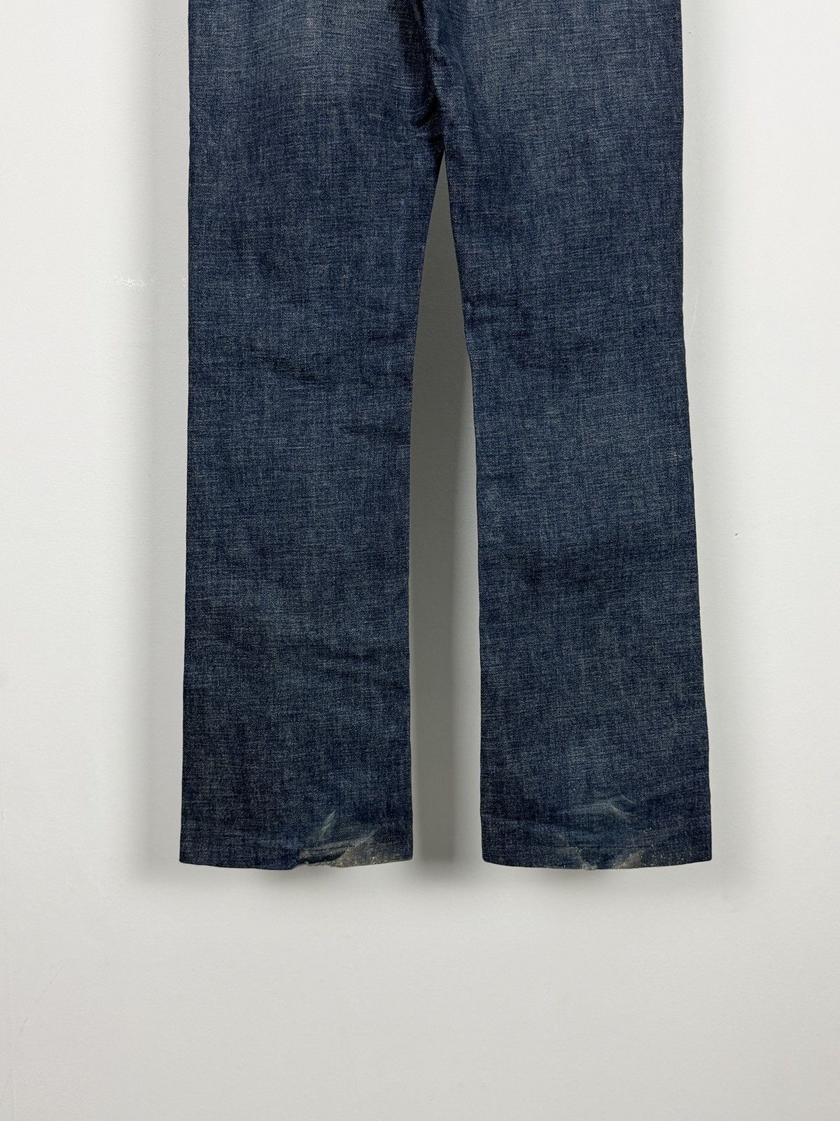 Helmut Lang Helmut Lang 2000’s Overdyed Low Waist Bootcut Denim Jeans Size 25" / US 0 / IT 36 - 8 Thumbnail