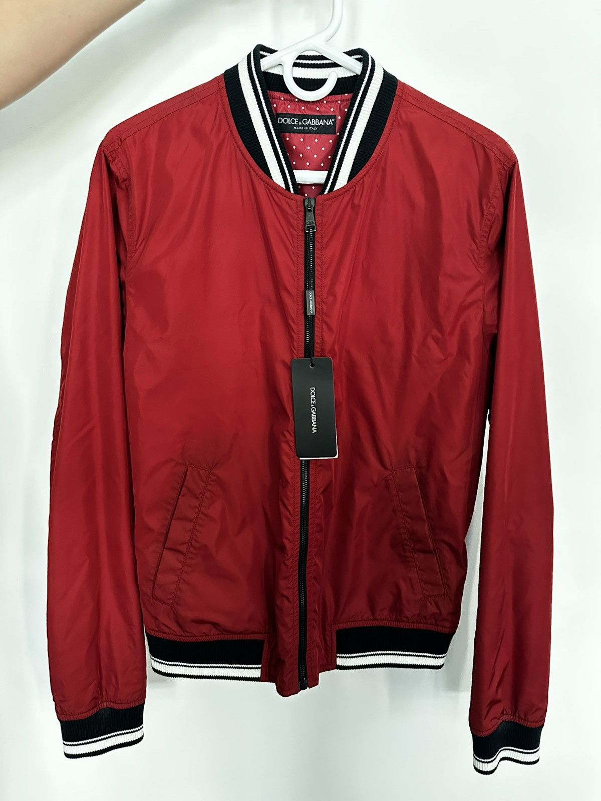 Dolce & Gabbana レッド MA-1ジャケット Dolce Gabbana Red Jacket | Grailed