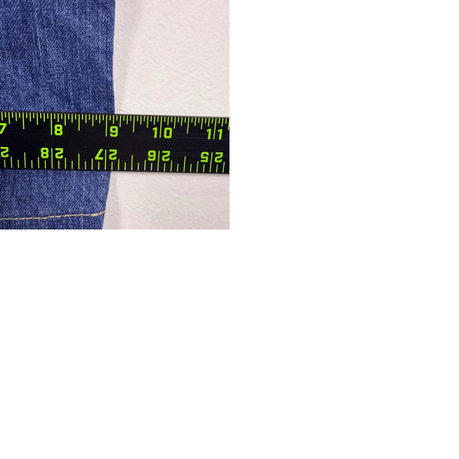 Polo Ralph Lauren Jeans Men 42x30 Blue Denim Straight Relaxed Fit Logo Embroidered 5-Pocket Denim Johnson?