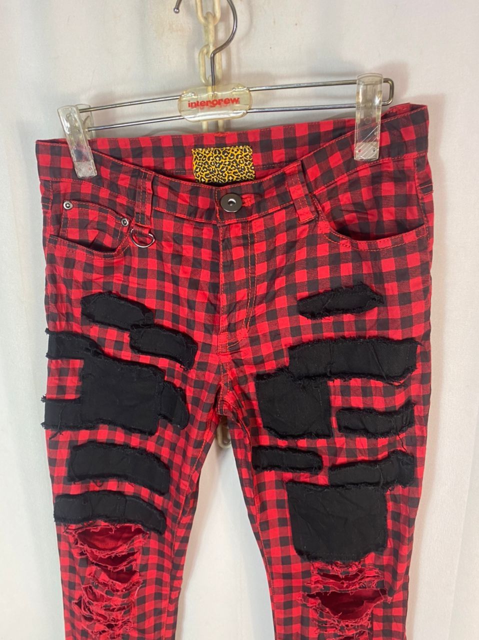 Japanese Brand × Seditionaries Best price 🔥Jury black patchwork distressed pants Size US 29 - 2 Thumbnail