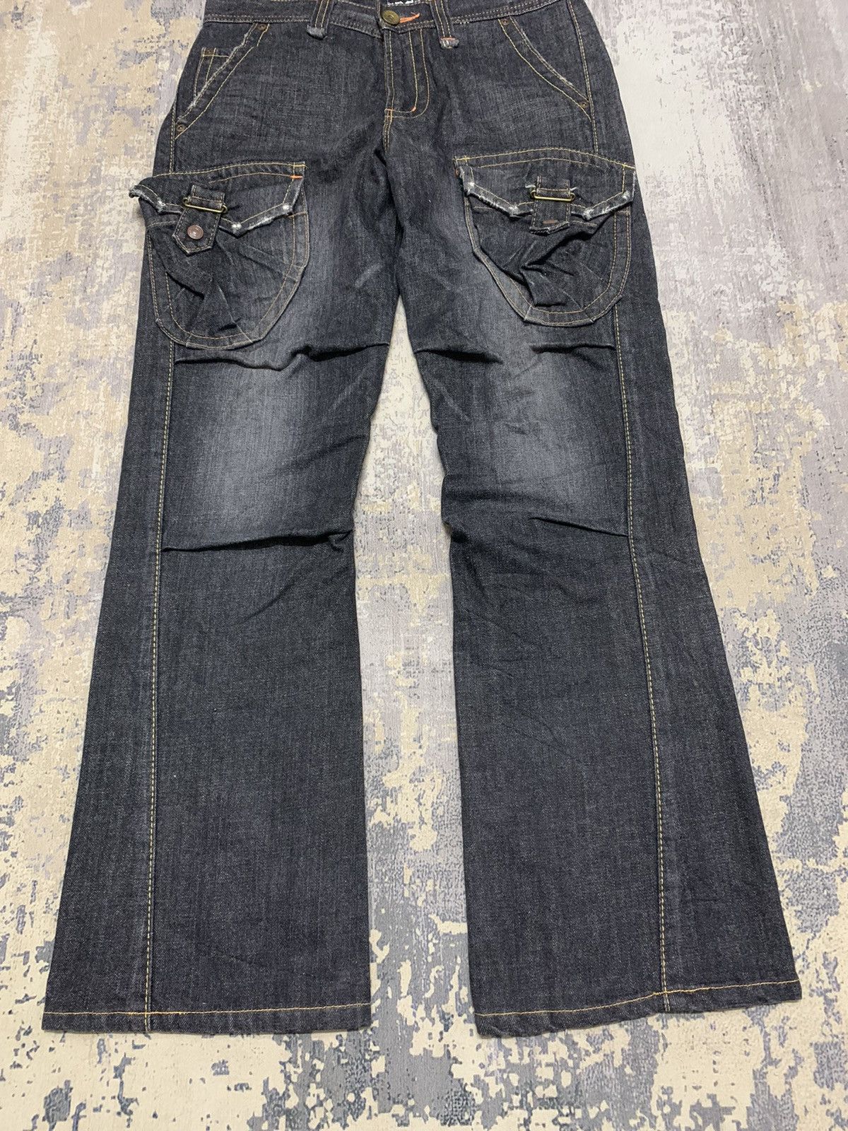 Edwin Edwin 505 ifsixwasnine Style Cargo Flared Jeans W31x30 Size US 31 - 4 Thumbnail