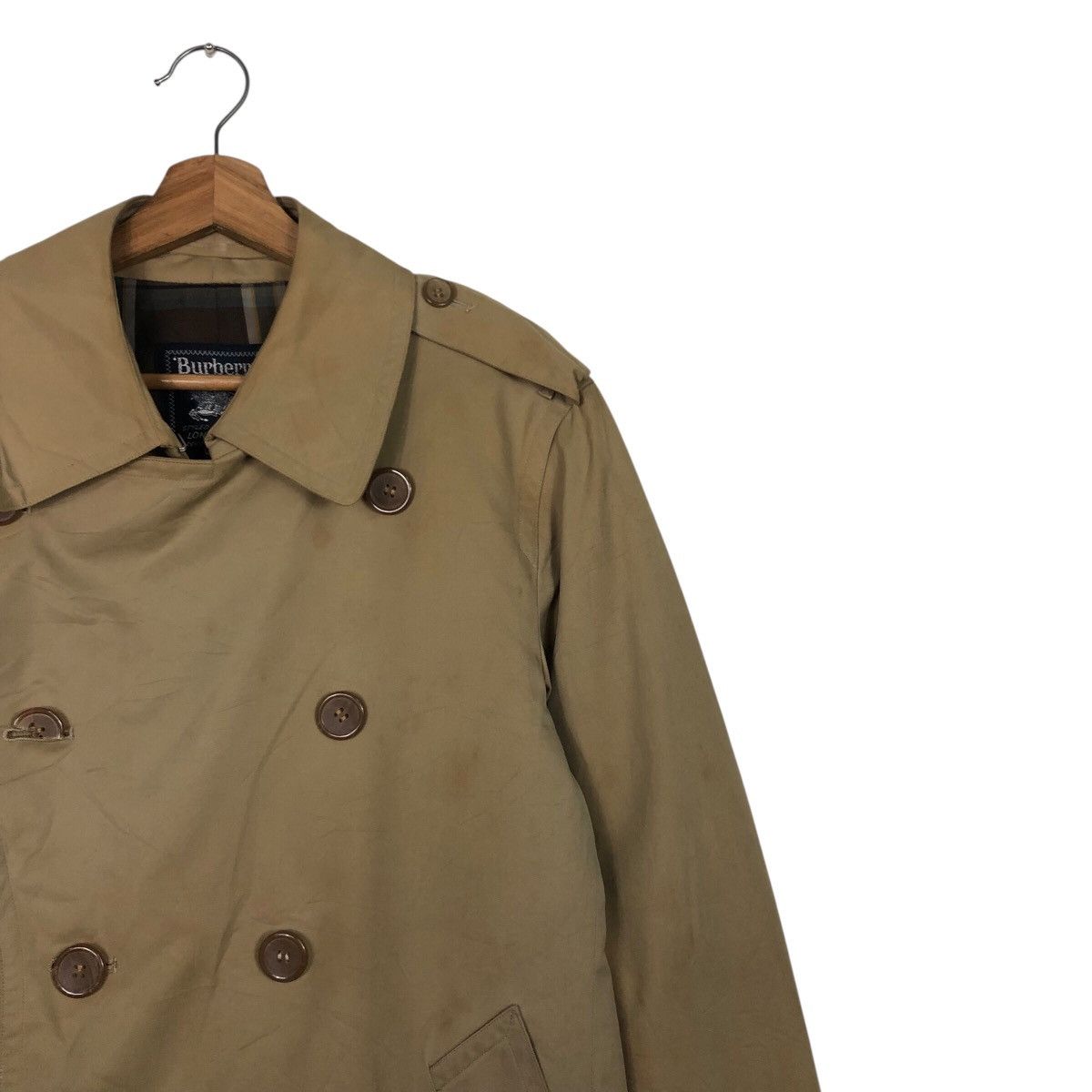Burberry Vintage Long Jacket Trench Coat Burberry England Nova Check Size US M / EU 48-50 / 2 - 8 Thumbnail