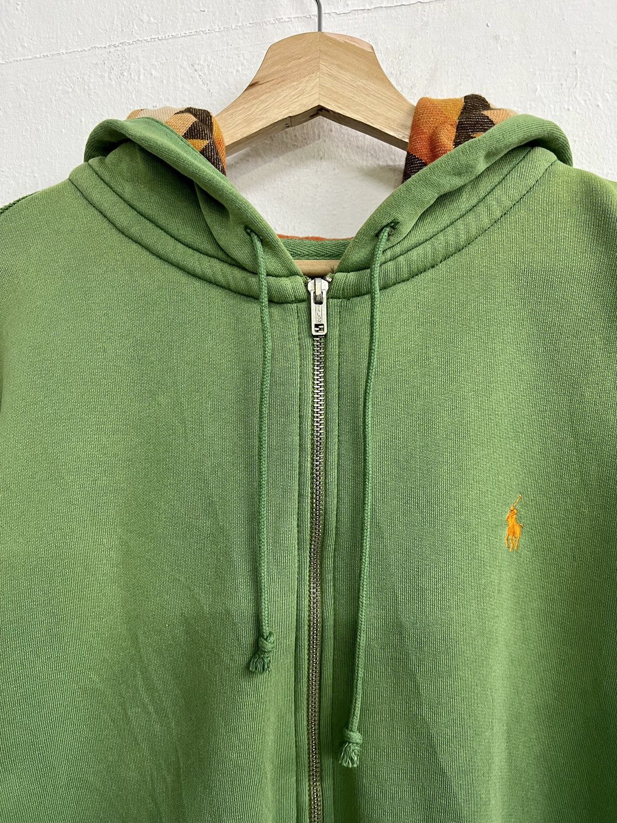 Polo Ralph Lauren × Ralph Lauren × Vintage Vintage Polo Ralph Lauren Talon Zipper Navajo Hoodie Size US L / EU 52-54 / 3 - 5 Thumbnail