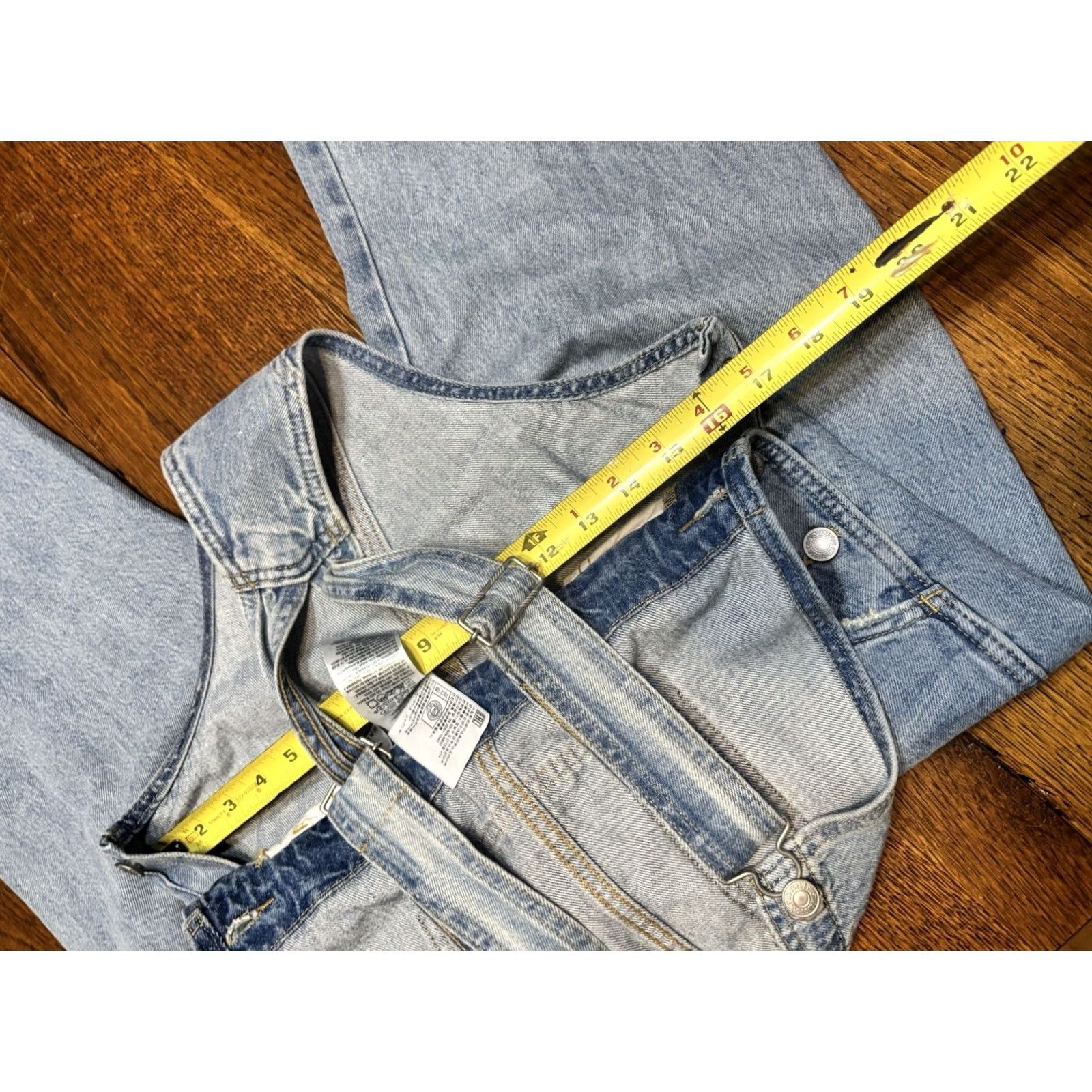 Levi's VINTAGE Levi’s Two Horses Brand Overalls Women’s Small Faded Blue Size 28" / US 6 / IT 42 - 3 Thumbnail